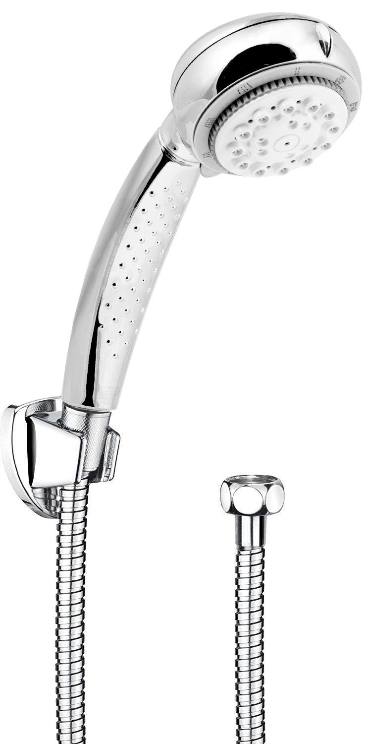 Handbrause 8 Strahlarten: Normal-, ECO-, Soft & Massagestrahl - Anti-Kalk