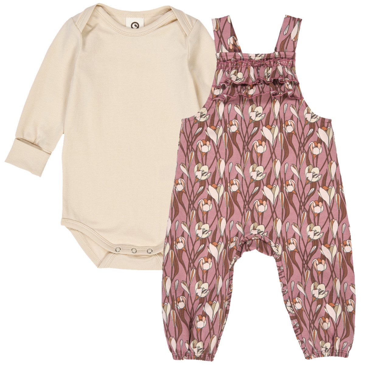 Müsli by GREEN COTTON Body 1586003800 Mädchen (1-tlg) Outfit-Set, Bekleidungsset, Kombi-Set, 2er-Set, Baby-Set