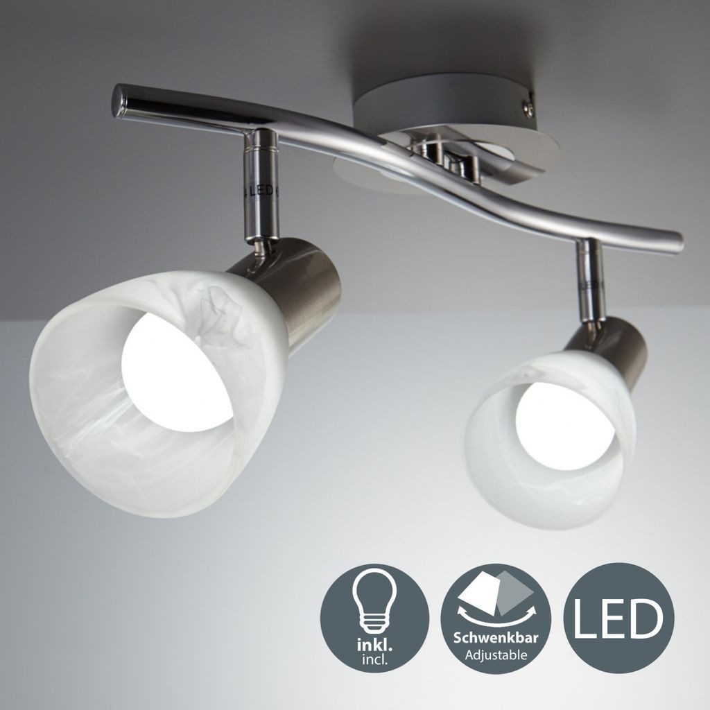 B.K.Licht Deckenleuchte drehbar schwenkbar 2x 5W günstig online kaufen