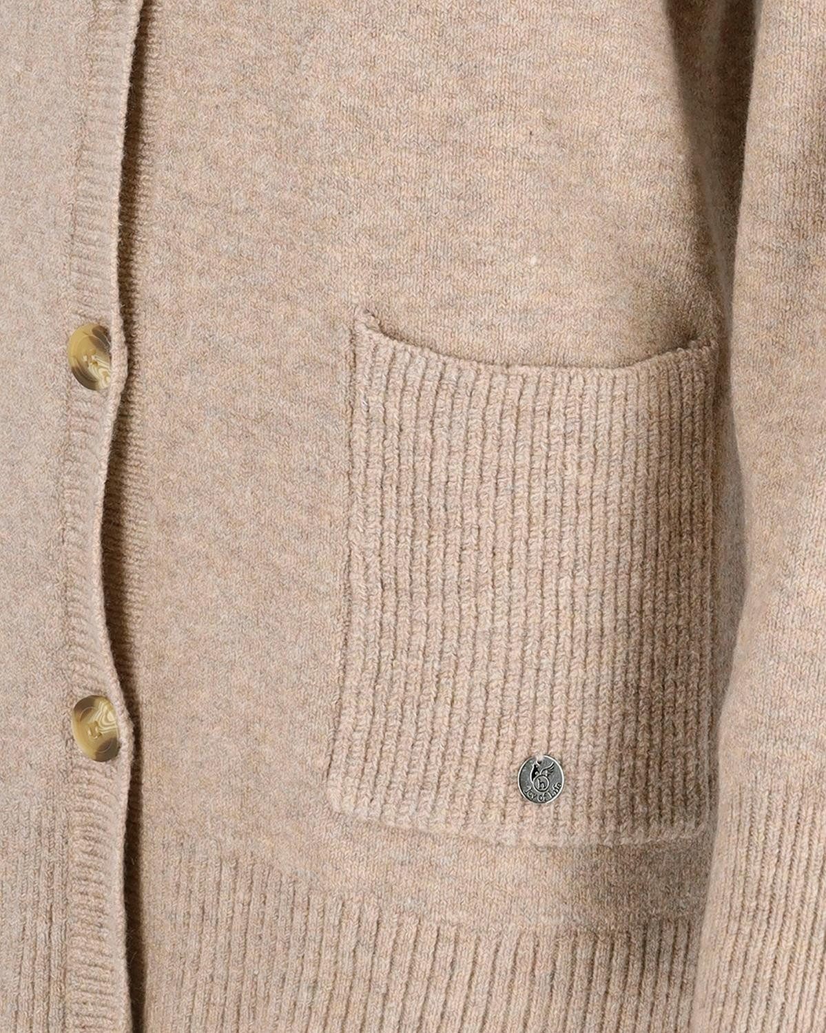 Hajo Kurzmantel Long-Cardigan geknöpft
