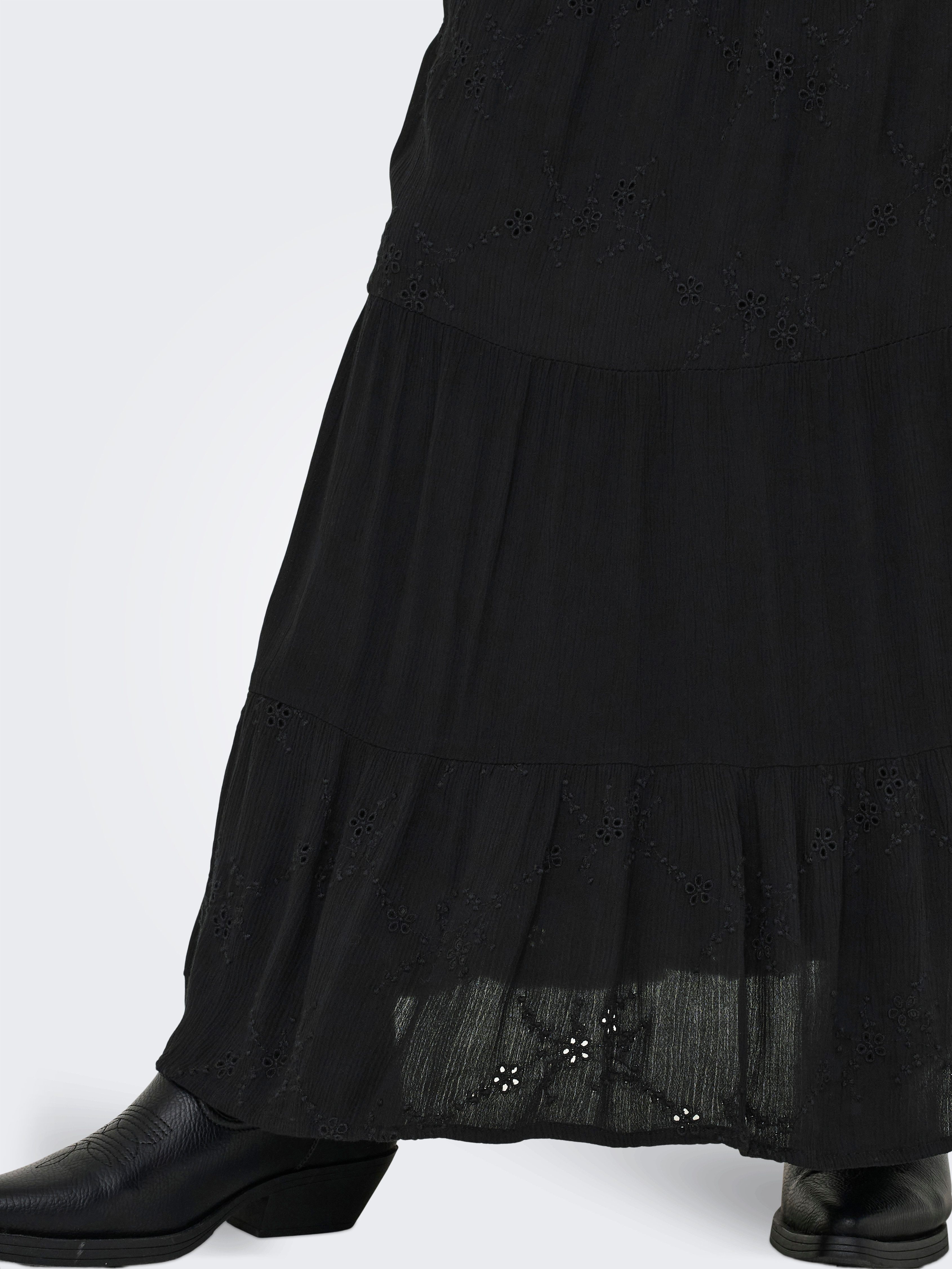 ONLY Maxirock ONLCHIARA BRODERIE LONG SKIRT PTM günstig online kaufen