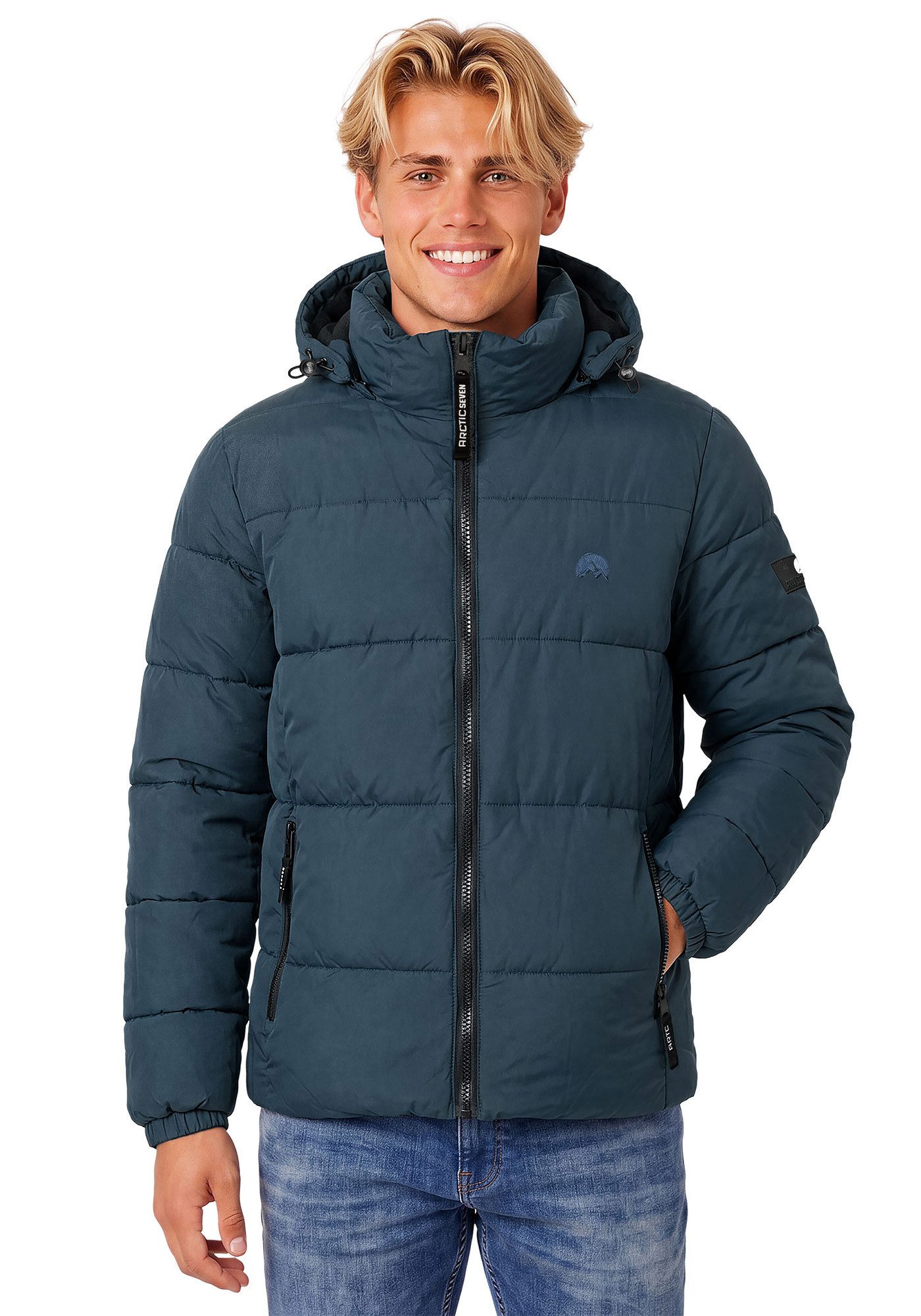 Arctic Seven Winterjacke ASCreesi mit warmem Teddyfell und abnehmbarer Kapuze – Bild 5 von 5