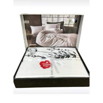 Bettwäsche 3D Satin Nicci 2 Person 6 teilig 200x220 cm %100 Baumwolle Bettbezug, Cotton Box