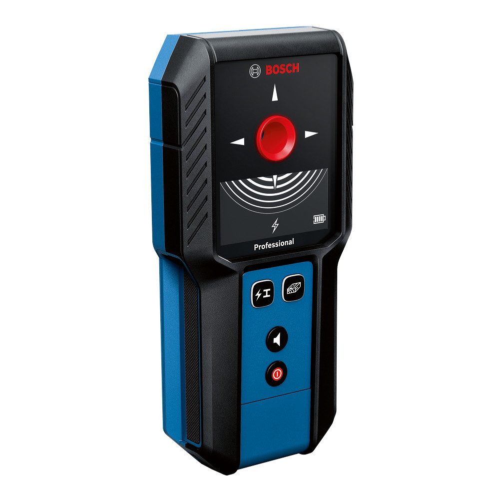 BOSCH Leitungsortungsgerät GMS 120-27 Professional Ortungsgerät, Strom, findet Metalle und stromführende Leitungen