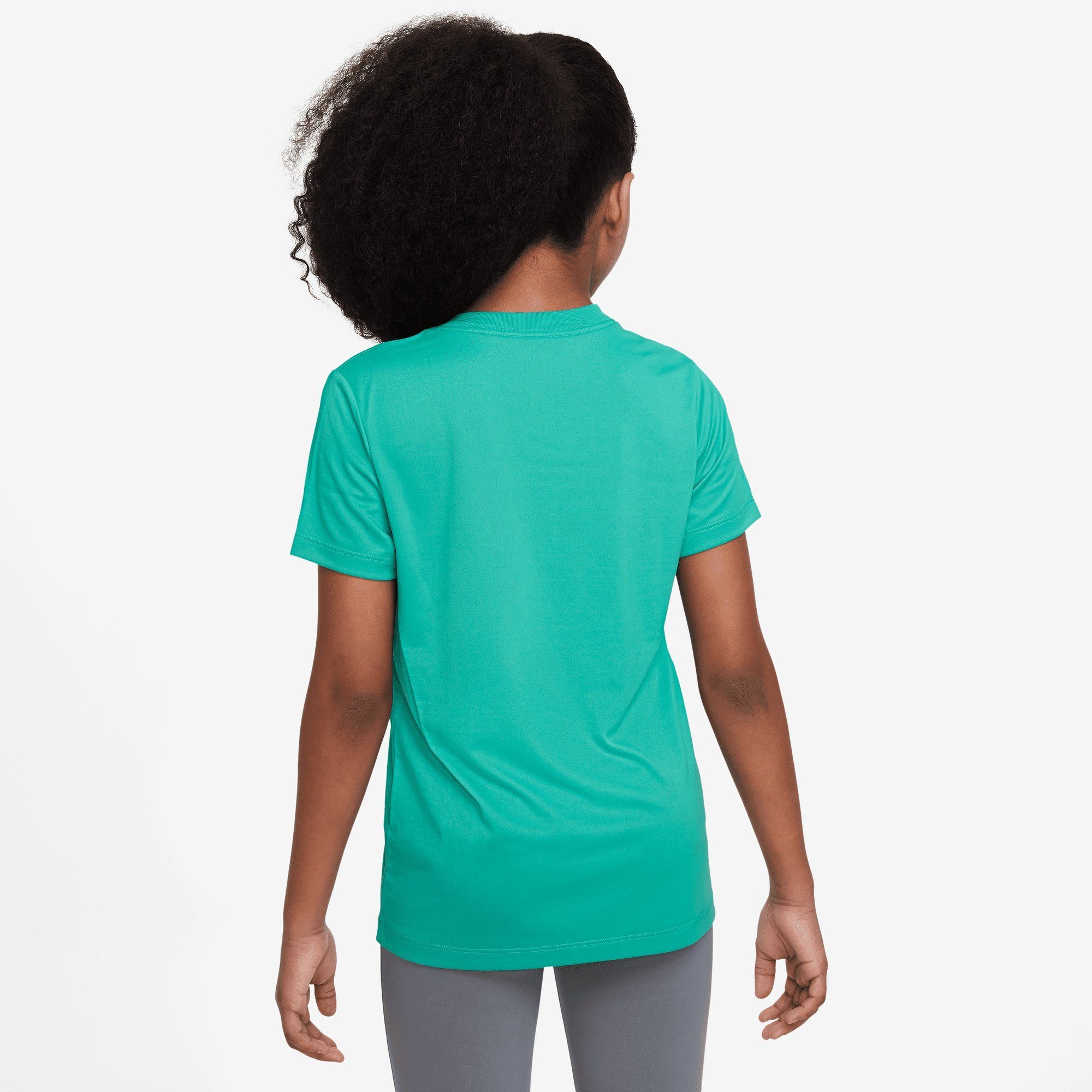 Nike Trainingsshirt DRI-FIT (GIRLS) II T-SHIRT V-NECK BIG LEGEND JADE TRAINING CLEAR KIDS'