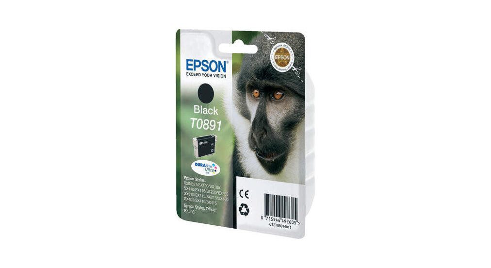 Epson Epson T0891 Druckerpatrone schwarz Blister Tintenpatrone