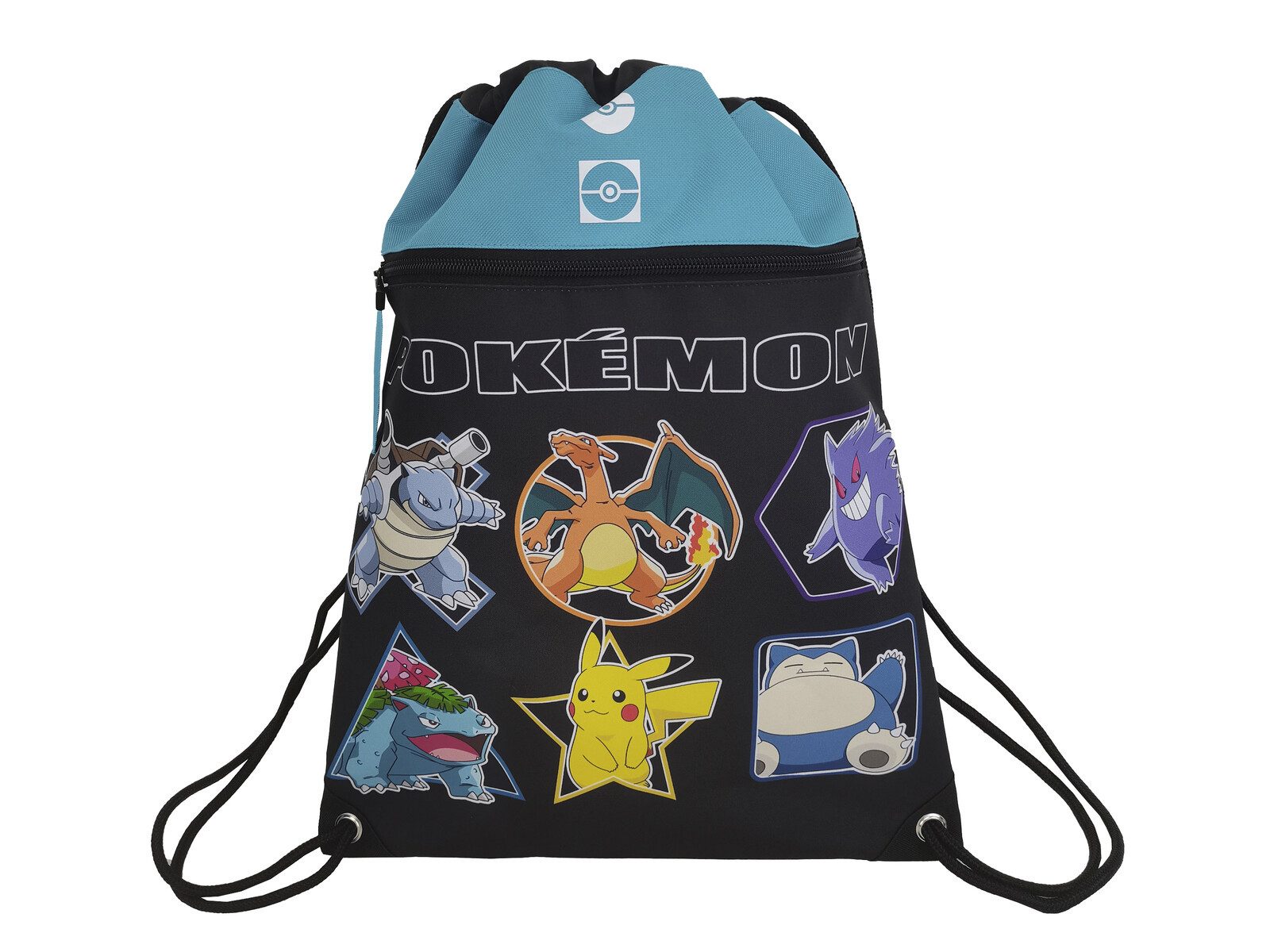 POKÉMON Turnbeutel 43 × 34 × 1 cm Sportbeutel Kinder mit Kordelzug für Schule (1-tlg)