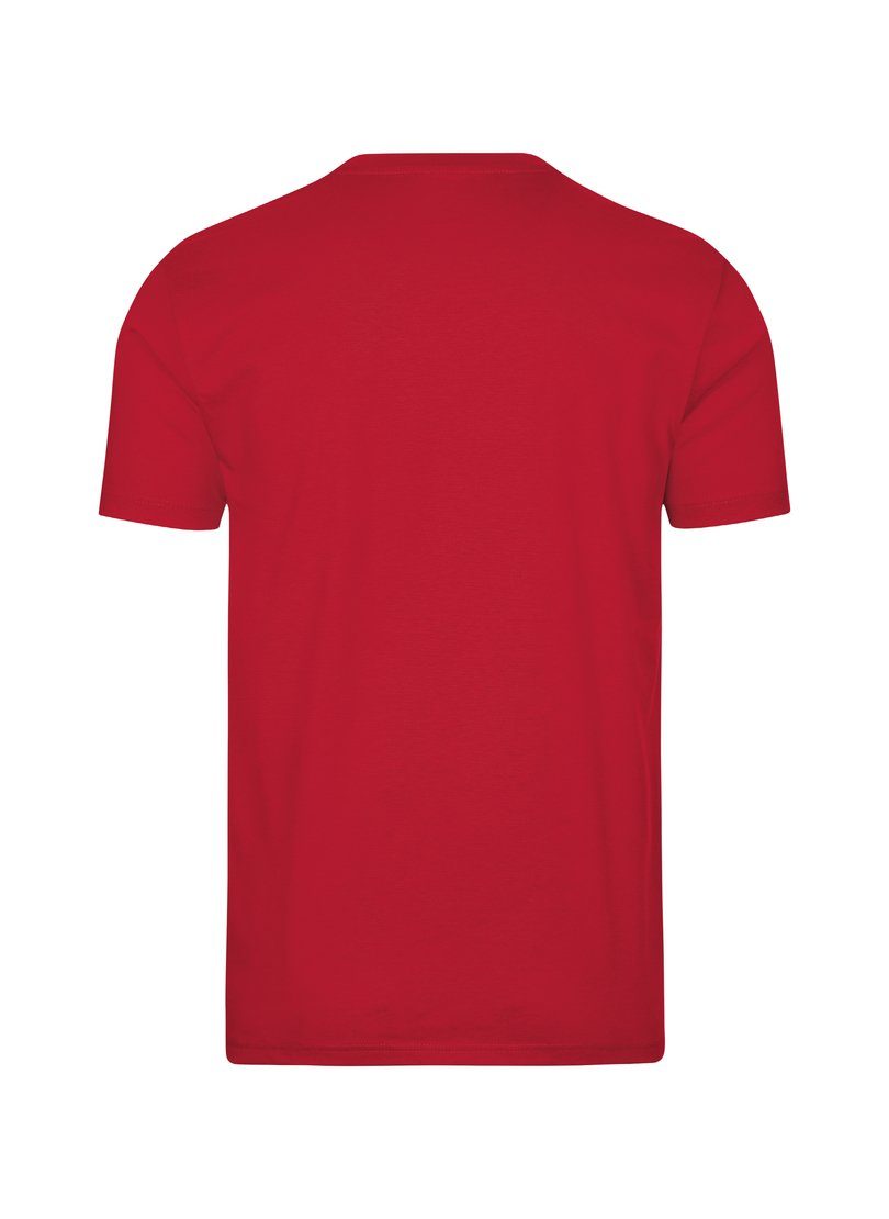 T-Shirt aus Baumwolle Trigema 100% T-Shirt TRIGEMA kirsch