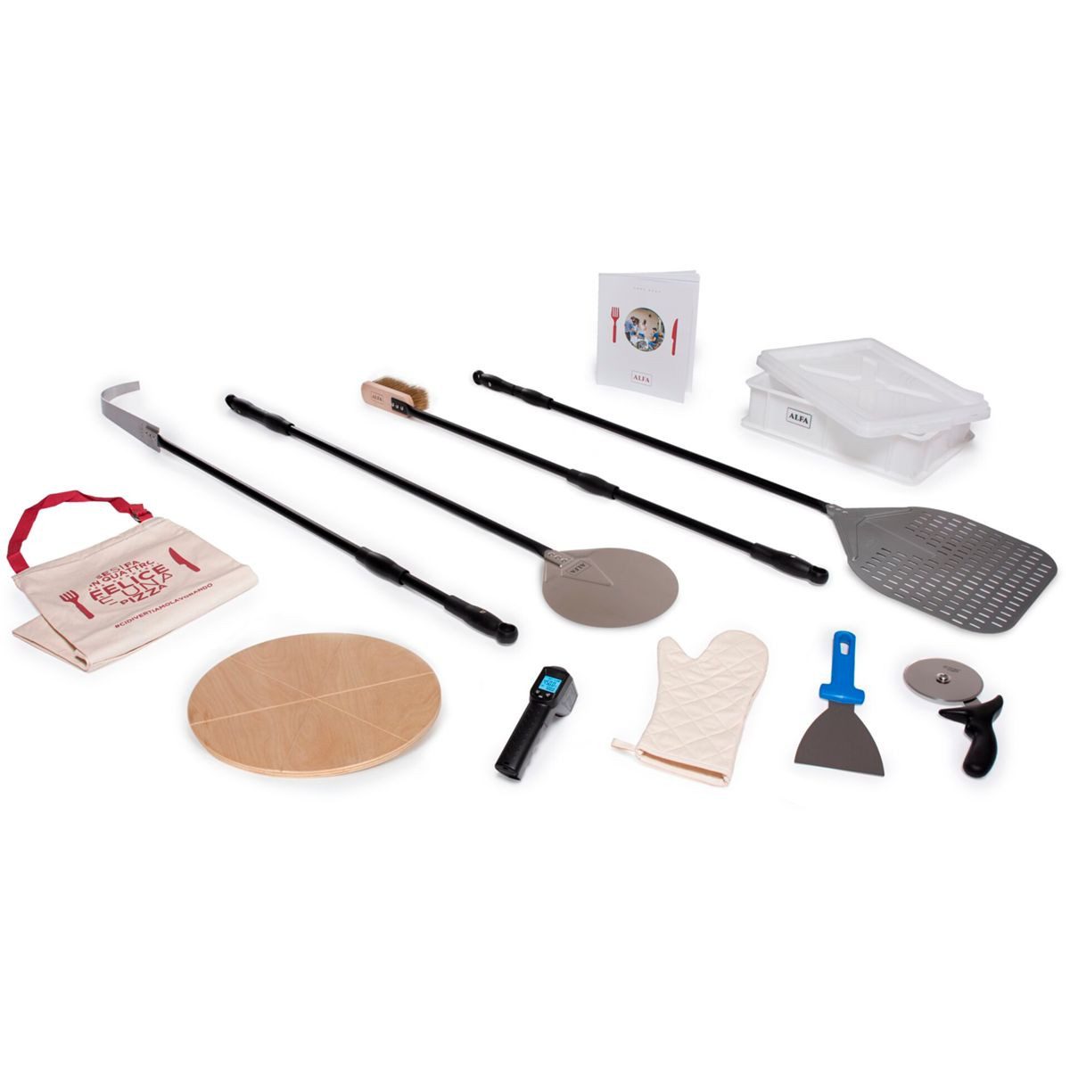Alfa Forni Gasgrill Pizzaiolo-Set 12-teilig