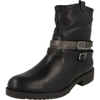 Jane Klain 254-673 Damen Schuhe Komfort Winter Boots Stiefelette Reißverschluss, Gepolstert