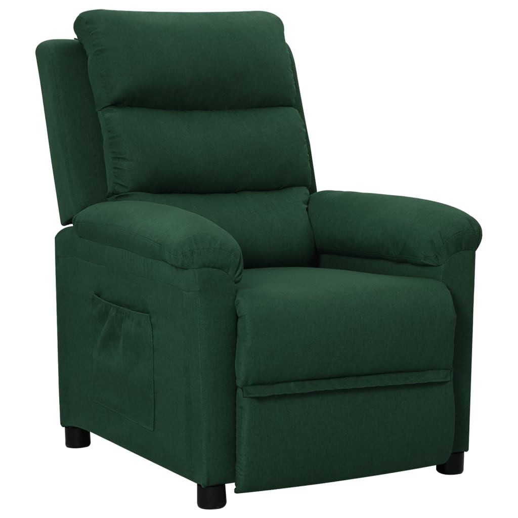vidaXL Sessel Relaxsessel Dunkelgrün Stoff (1-St) günstig online kaufen