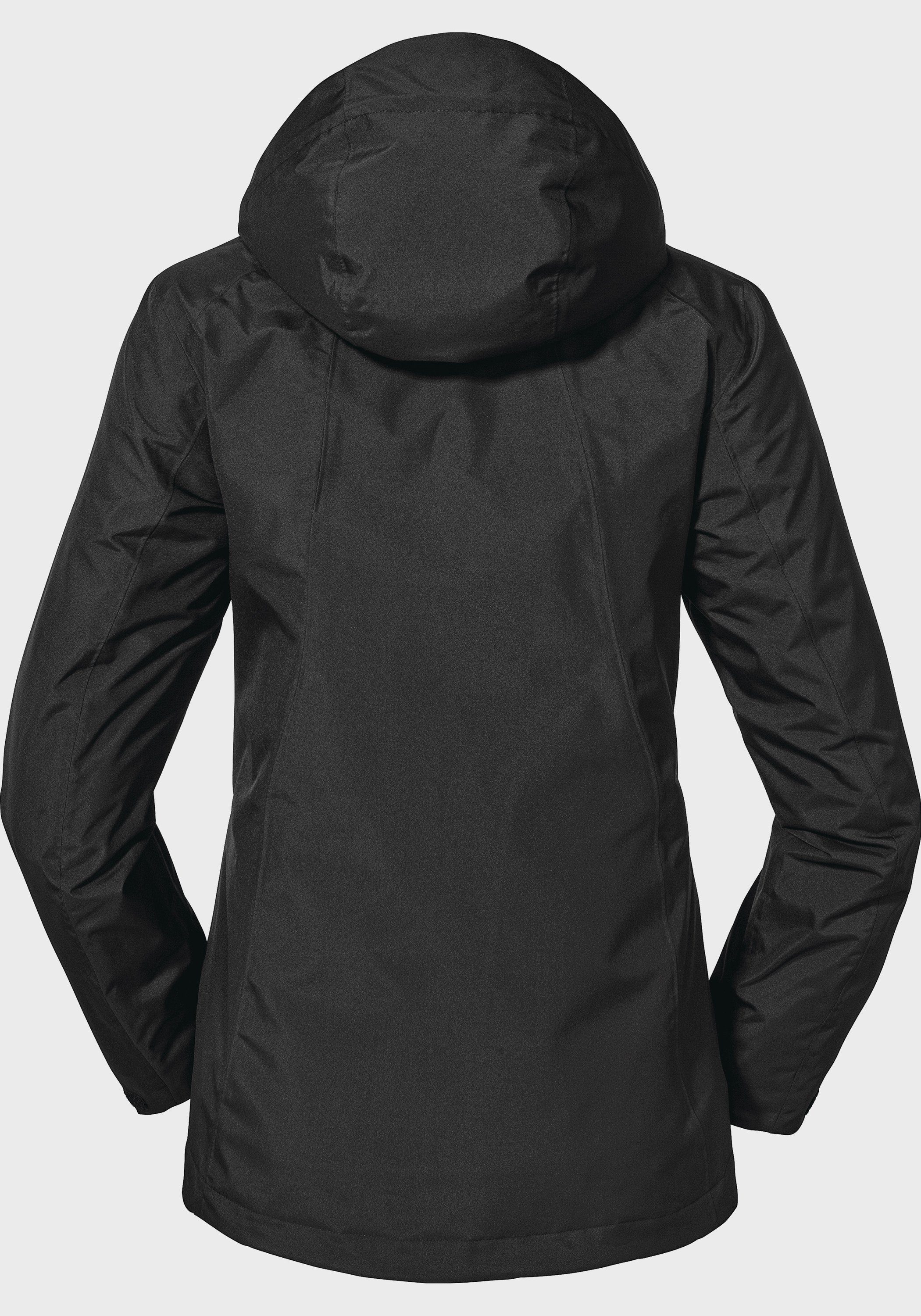 Partinello schwarz Jacket Doppeljacke Schöffel 3in1 L