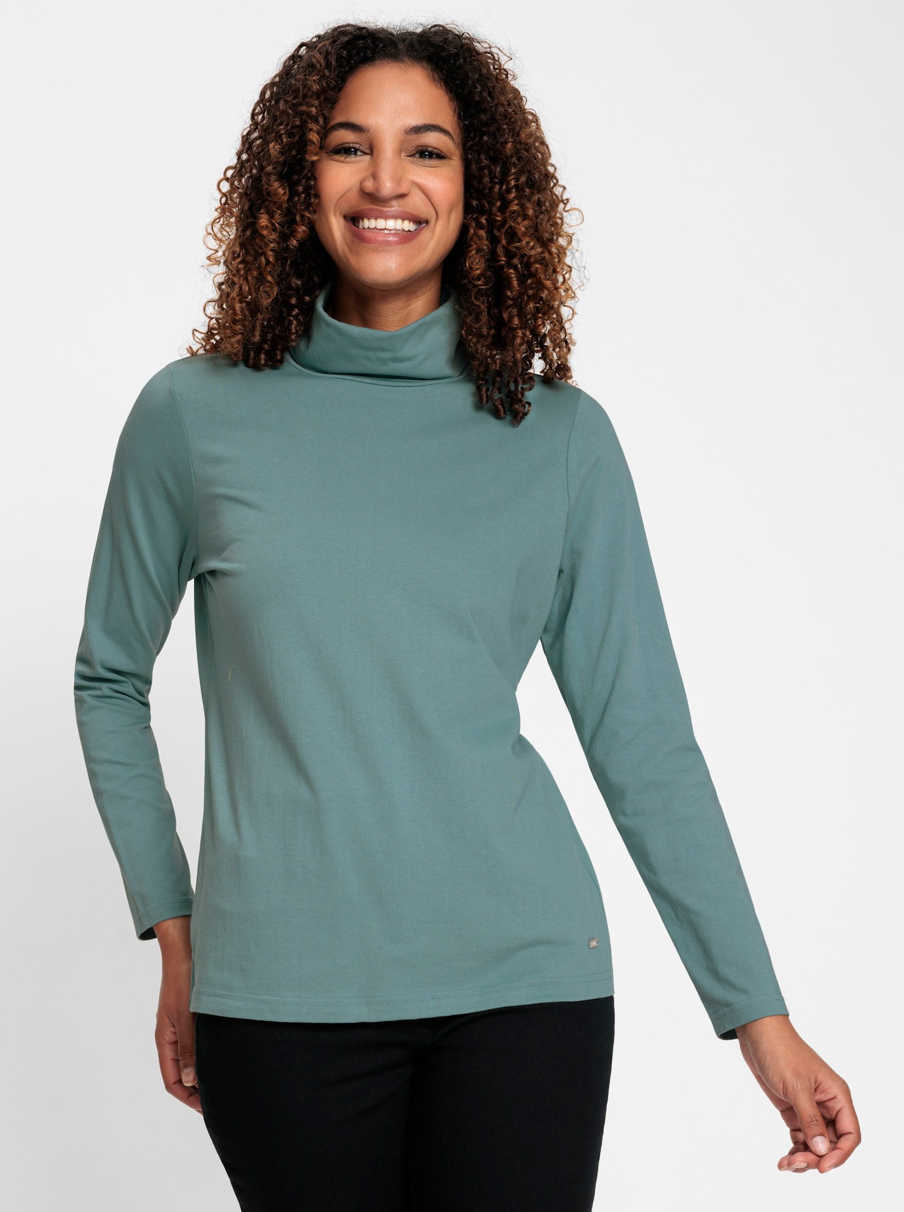 Witt T-Shirt Rollkragen-Shirt Langarm