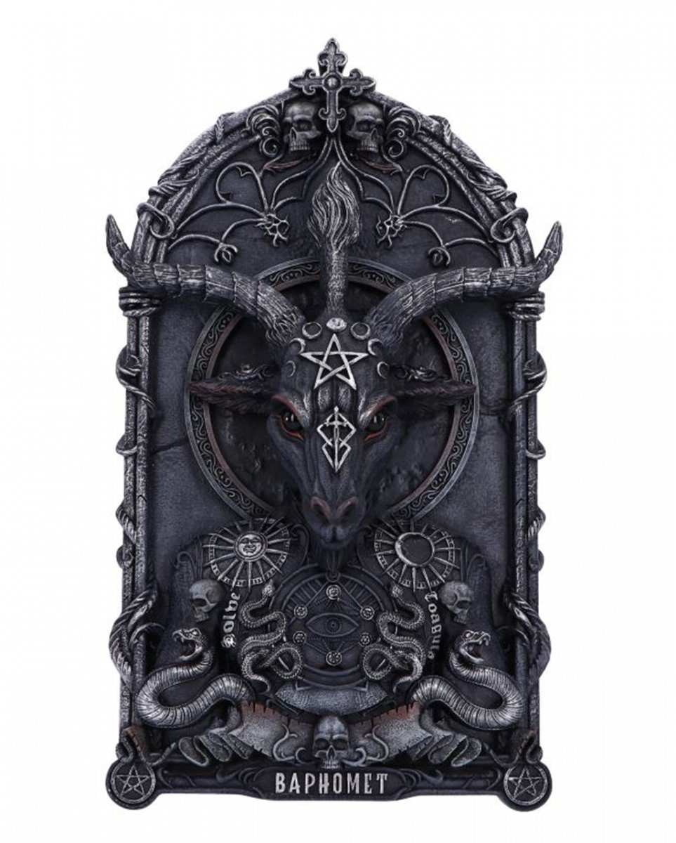 Horror-Shop Dekofigur Baphomet's Invocation Wandrelief 30,5cm