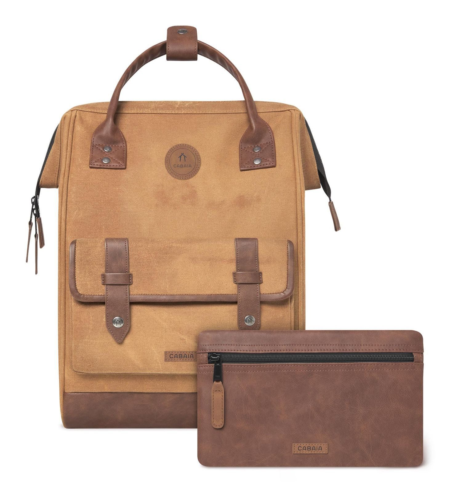 CABAIA Rucksack Waxed Cotton Backpack (Set, günstig online kaufen
