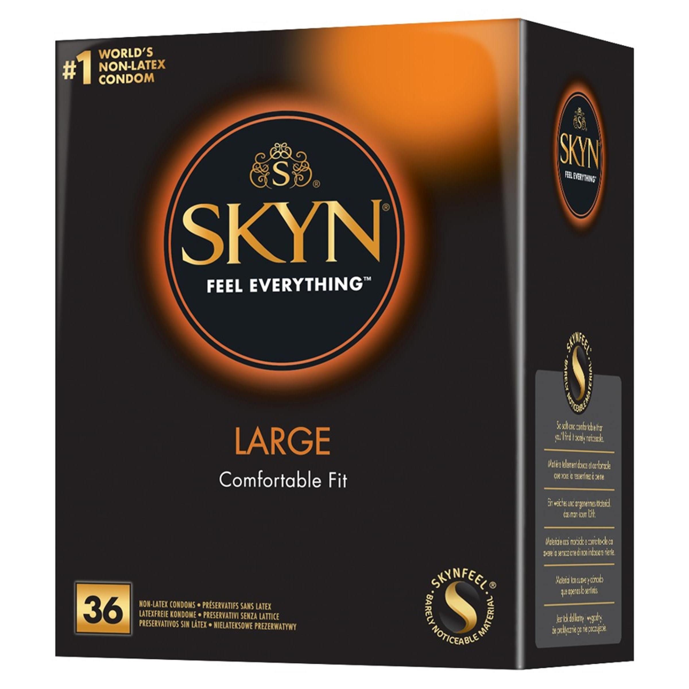SKYN Einhand-Kondome SKYN - SKYN Large 36er Pack Packung, 1 St.