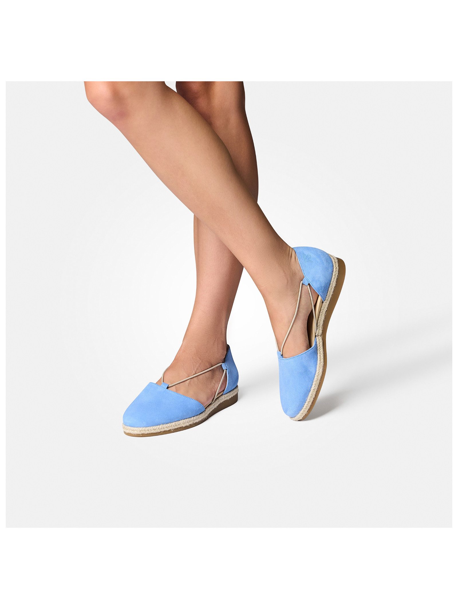 Paul Green Paul Green Halbschuhe Veloursleder Riemchenballerina