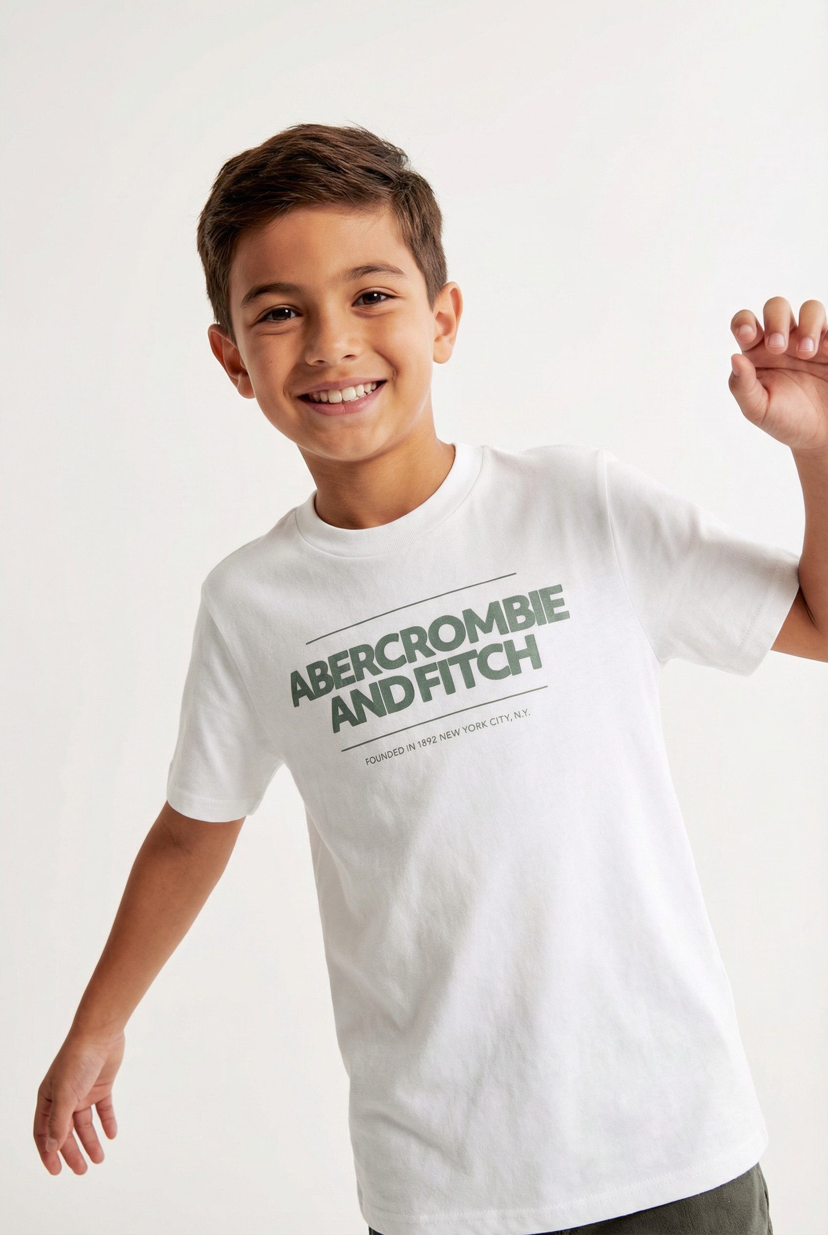 Abercrombie Kids T-Shirt AFB CINDER BLOCK TEE mit Frontprint, for boys