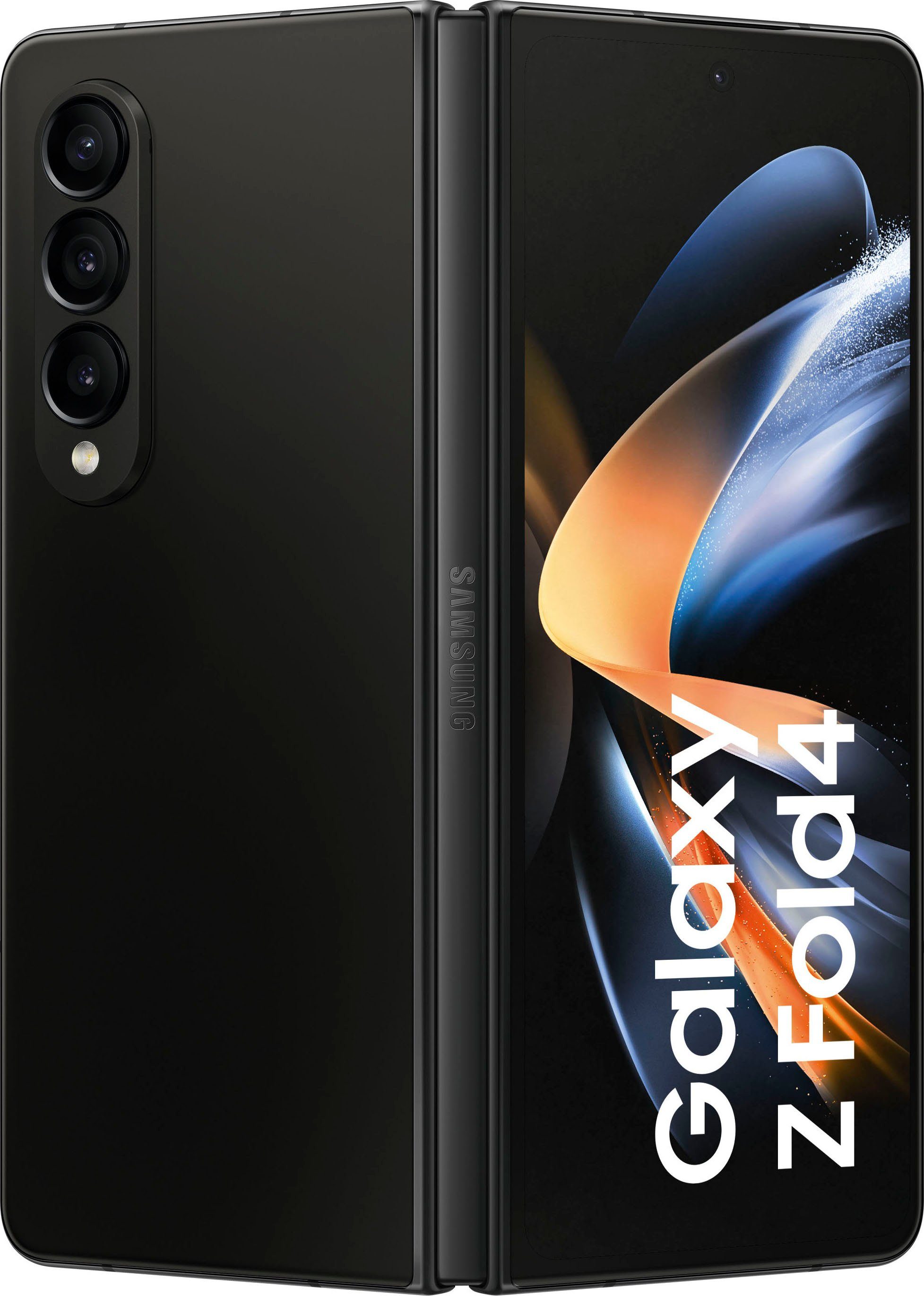 Zoll, cm/7,6 50 GB Smartphone 256 Phantom Galaxy Fold4 (19,21 Black Samsung Speicherplatz, Kamera) Z MP