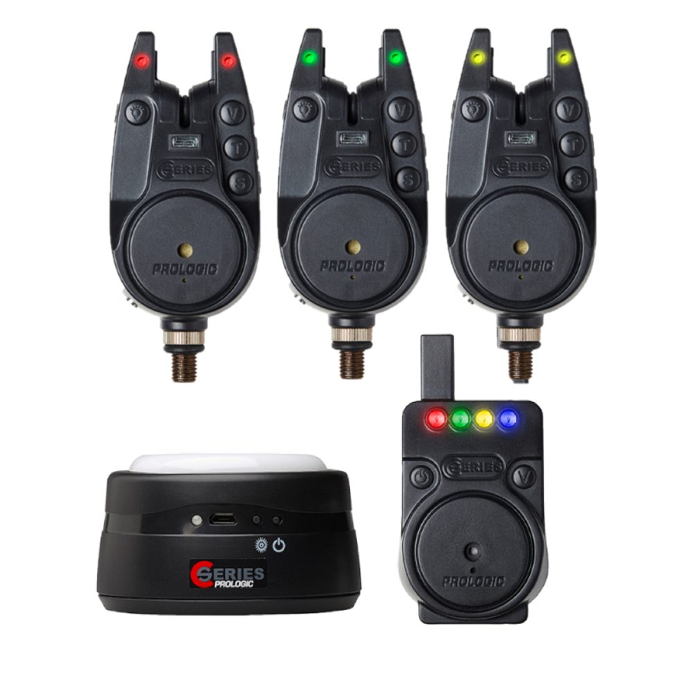 elektronischer Bissanzeiger C-Series Alarm 2+1+1 3+1+1 Red Green Yellow Funk Bissanzeiger Set