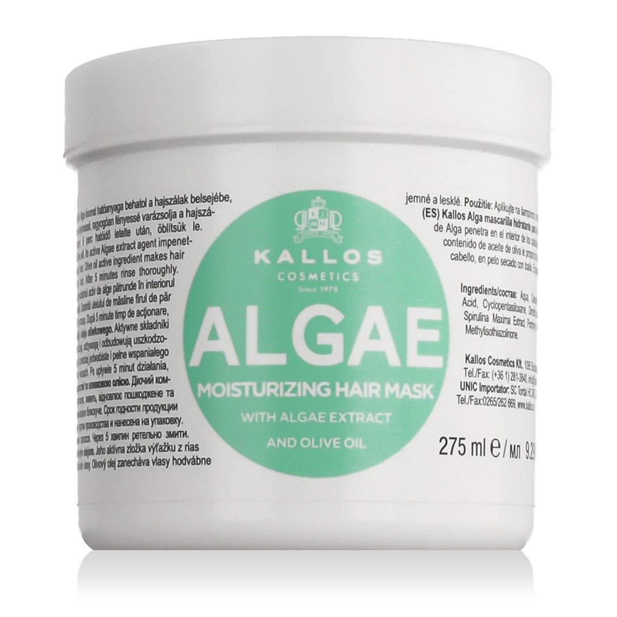 Kallos Cosmetics Haarmaske Algae