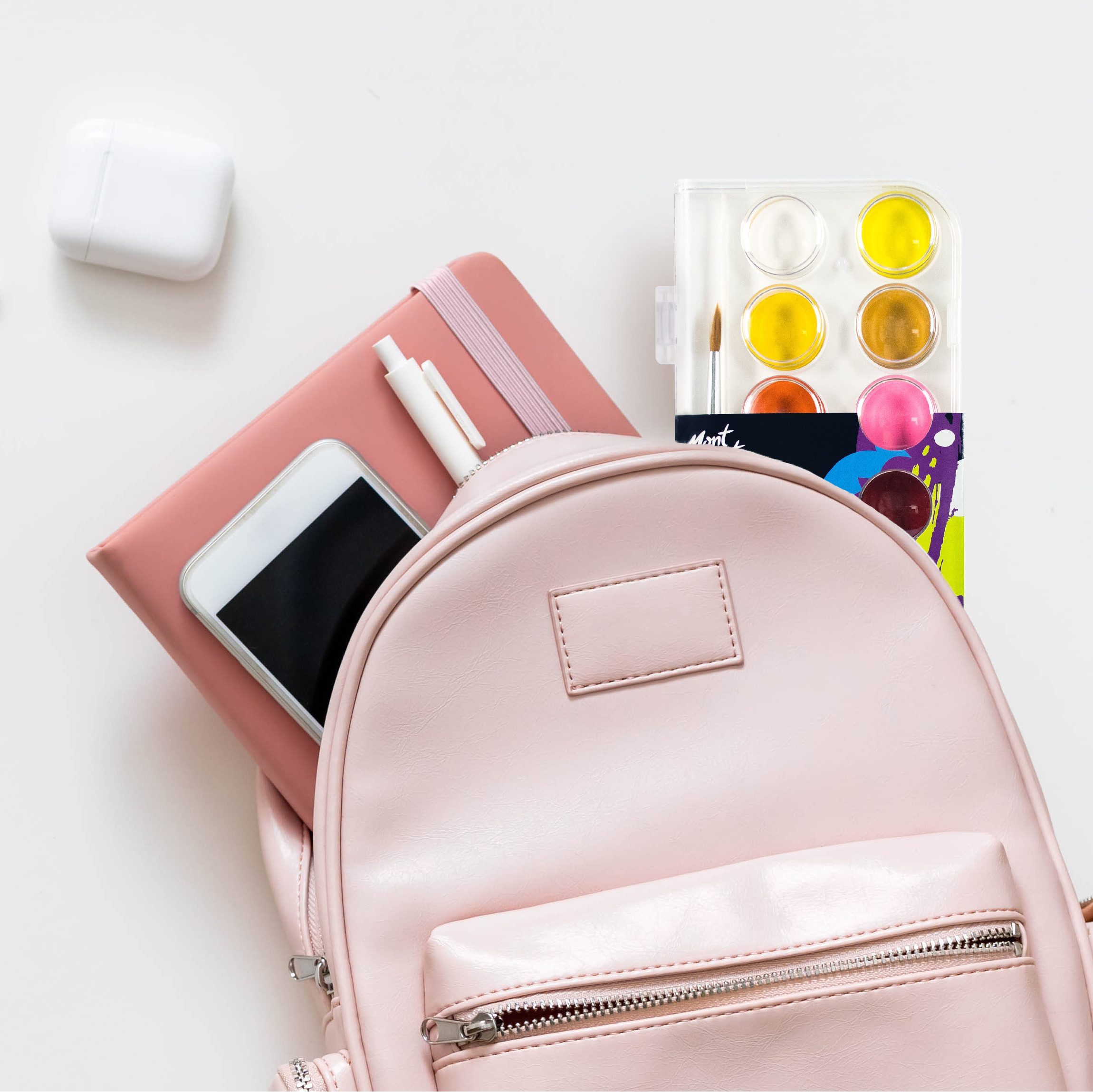 Mont Marte Aquarellfarbe Wasserfarben Set – 16 / 24 / 36 brillante Farben mit 1 Pinsel, Hoch pigmentiert, leicht mischbar – für Einsteiger & kreative Projekte