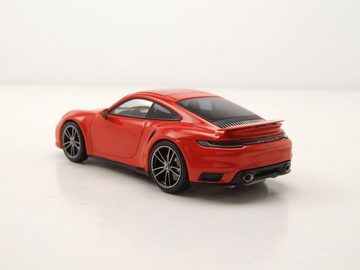 Minichamps Modellauto Porsche 911 (992) Turbo S 2020 orange Modellauto 1:43 Minichamps, Maßstab 1:43