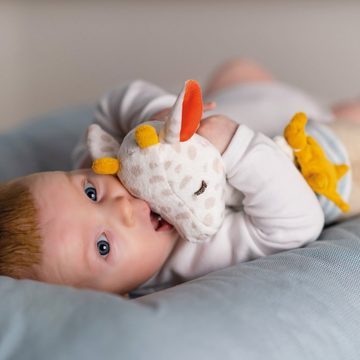 Fehn Plüschfigur Gute Nacht, Giraffe, Einschlafhilfe, mit Glow-in-the-dark-Bestickung