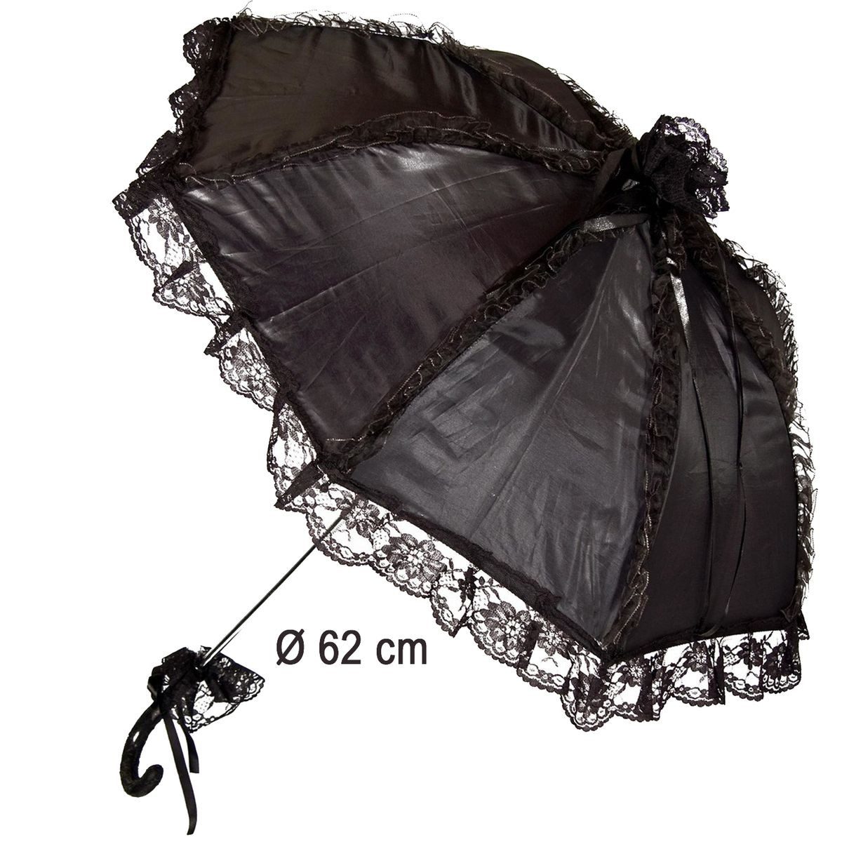 Festartikel Müller GmbH Stockregenschirm Schwarz Gothic günstig online kaufen