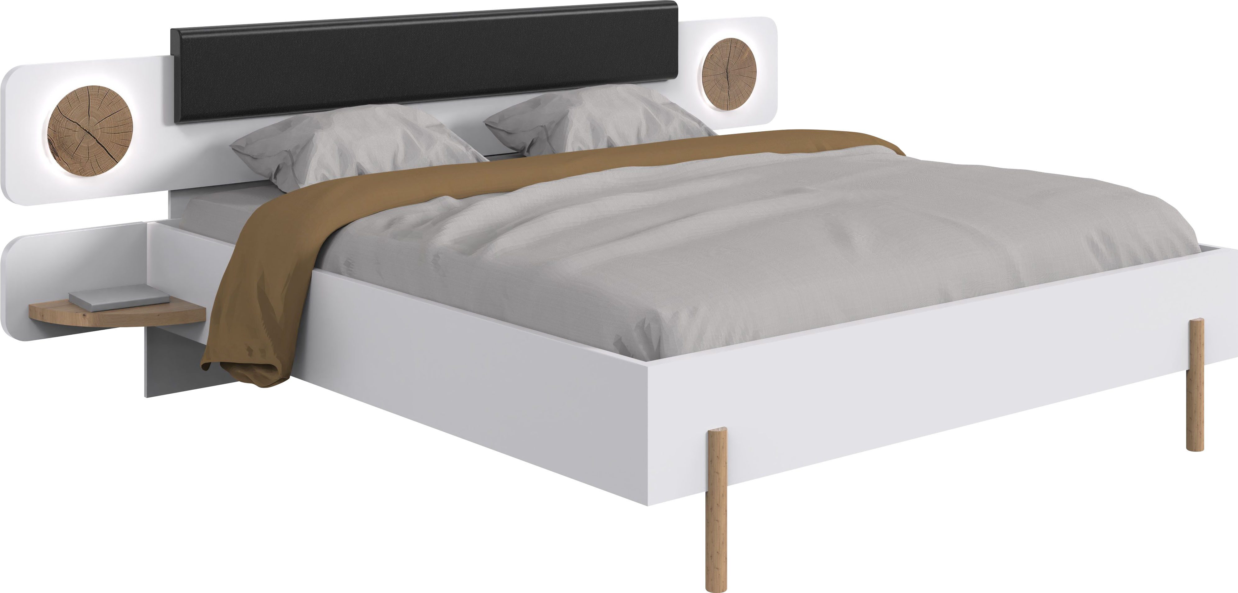 Wimex Futonbett Toscana, Mit indirekter LED Beleuchtung