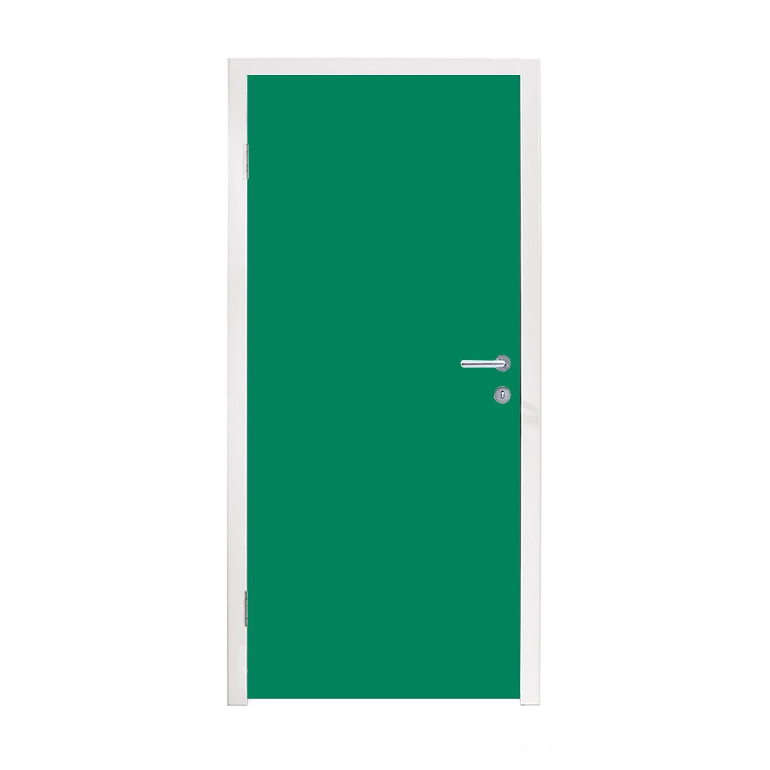 MuchoWow Türtapete Grün - Wald - Farben, Matt, bedruckt, (1 St), Fototapete für Tür, Türaufkleber, 75x205 cm