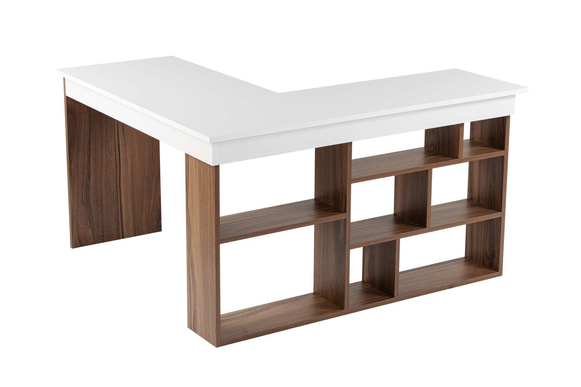 Skye Decor Schreibtisch (Einzelartikel), mit Stauraum integrierte Ablagefächer modernes Design