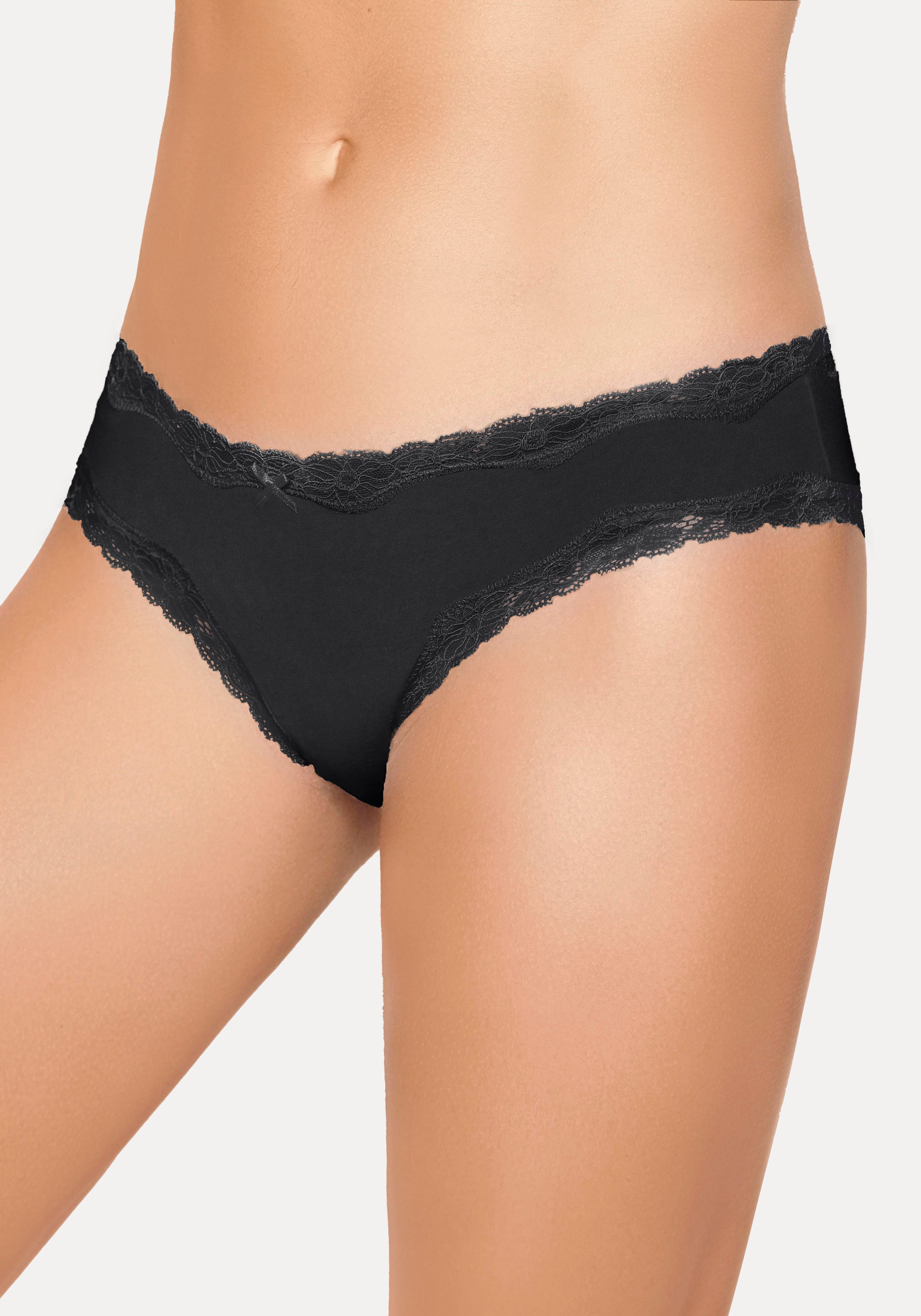 Vivance by Lascana Brasilslip (5er-Pack) aus elastischer Baumwolle – Bild 2 von 5
