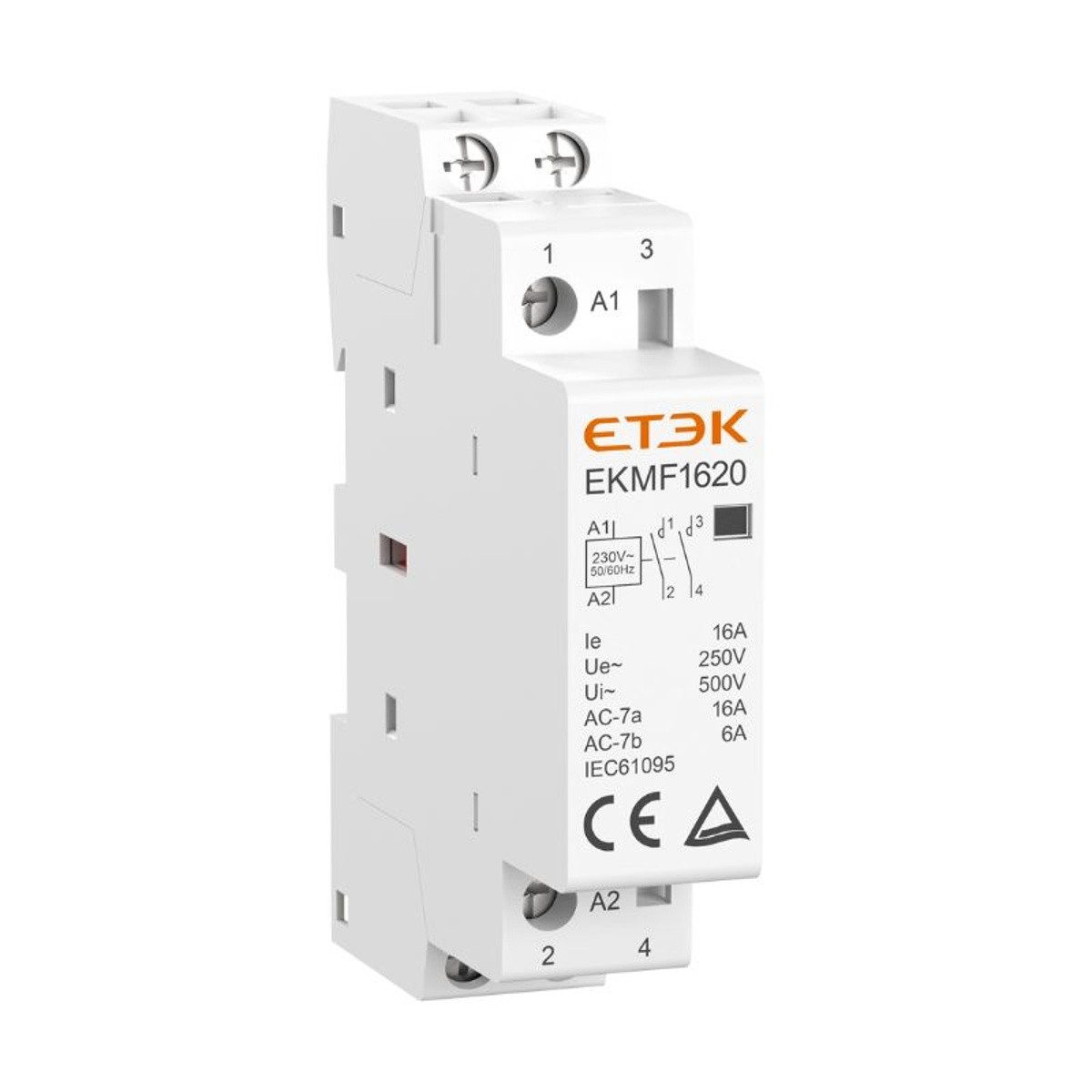 ETEK Electric Verteiler Installationsschütz 16A 2NO – 2-poliger Schütz, 2NO (Schließer)