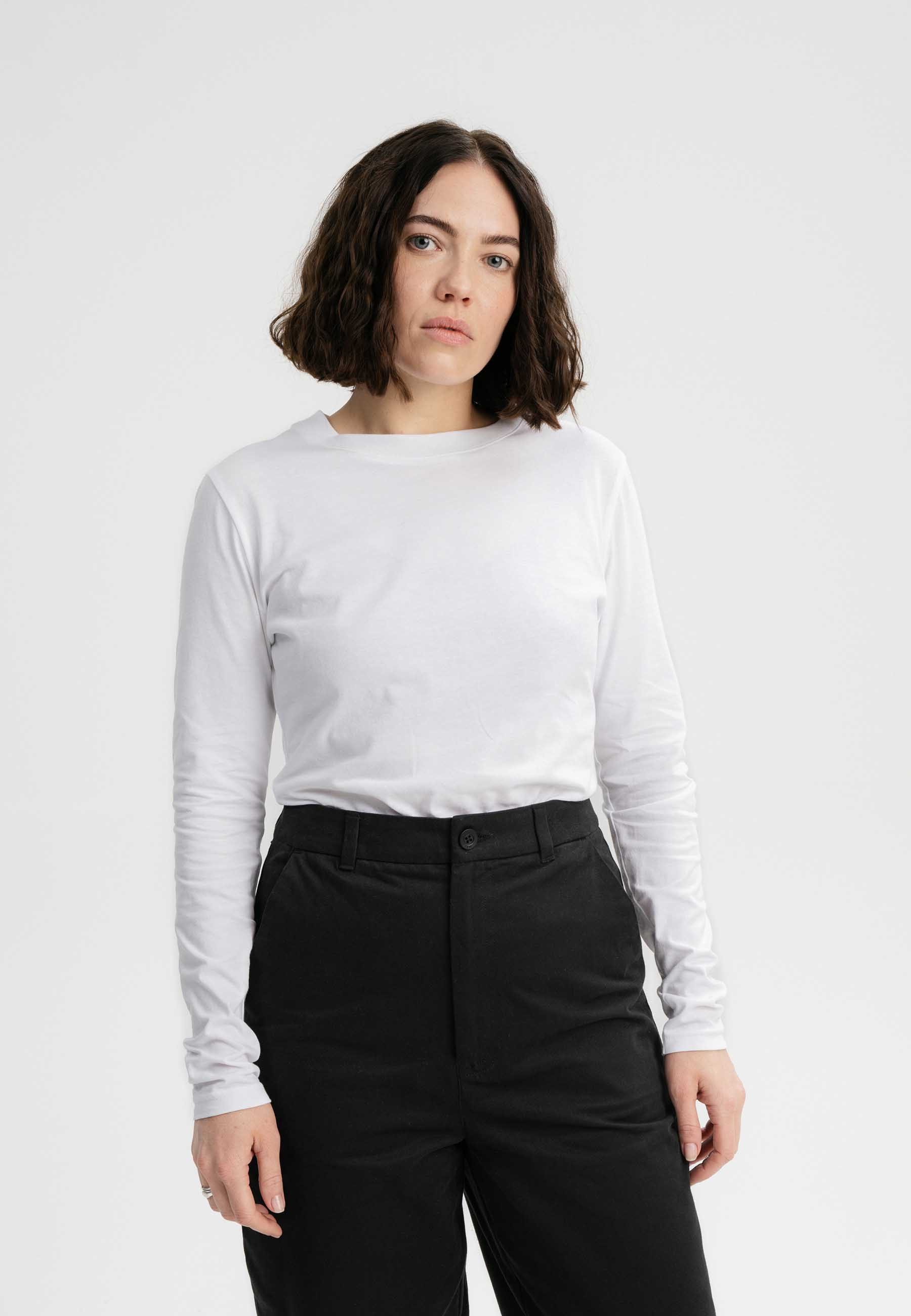 MELA Langarmshirt Basic Langarmshirt Style DHIVYA clean