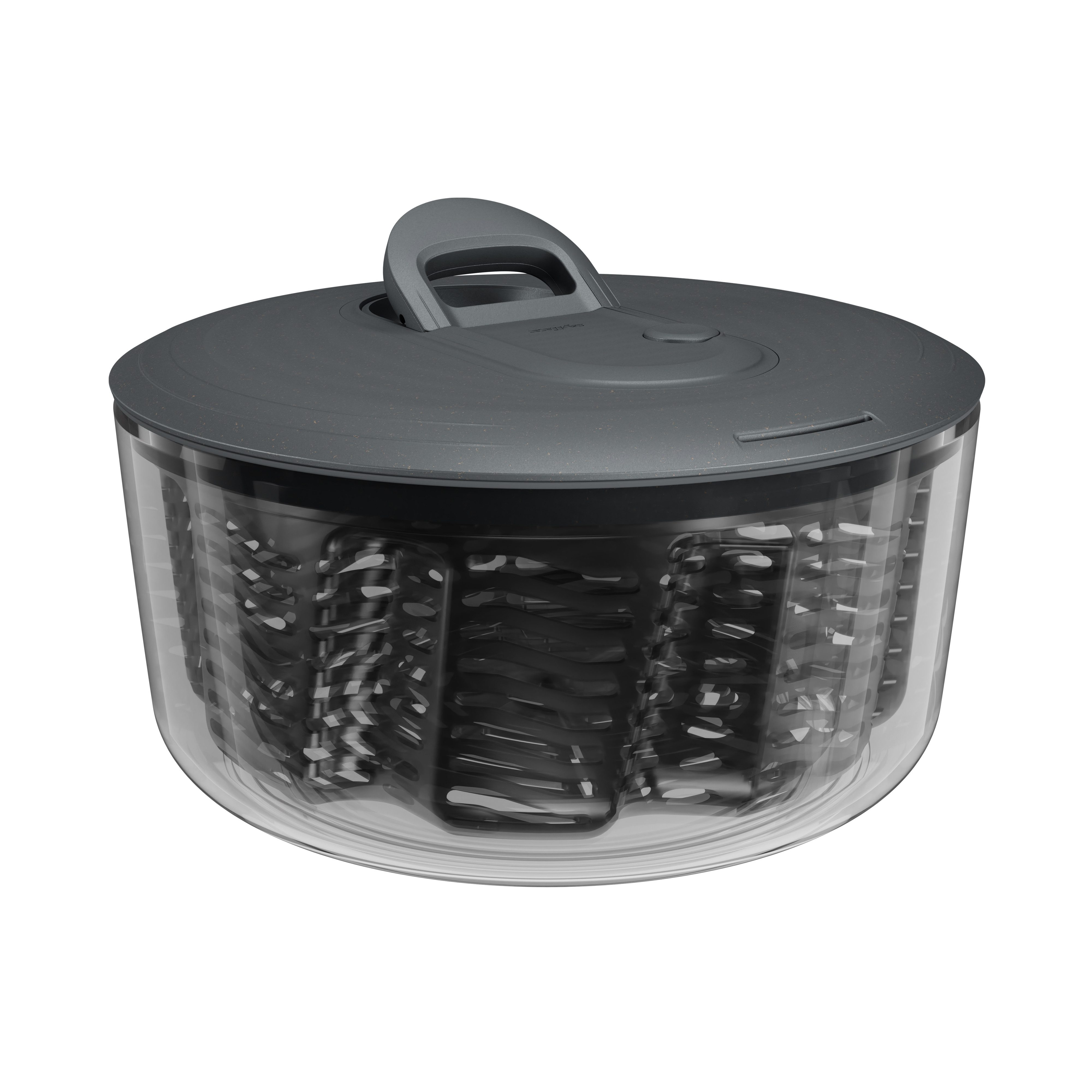 zyliss Kombiservice ZYLISS Salatschleuder Easy Spin L Ø26cm anthrazit