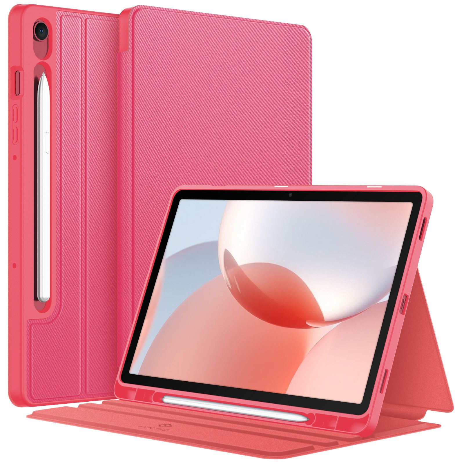 Fintie Tablet-Hülle für Samsung Galaxy Tab S10 Lite/S10 FE 10.9" 2025/S9 FE 10.9"/S9 11", mit S Pen Halter, Slim TPU Folio Tablet Schutzhülle mit Standfunktion