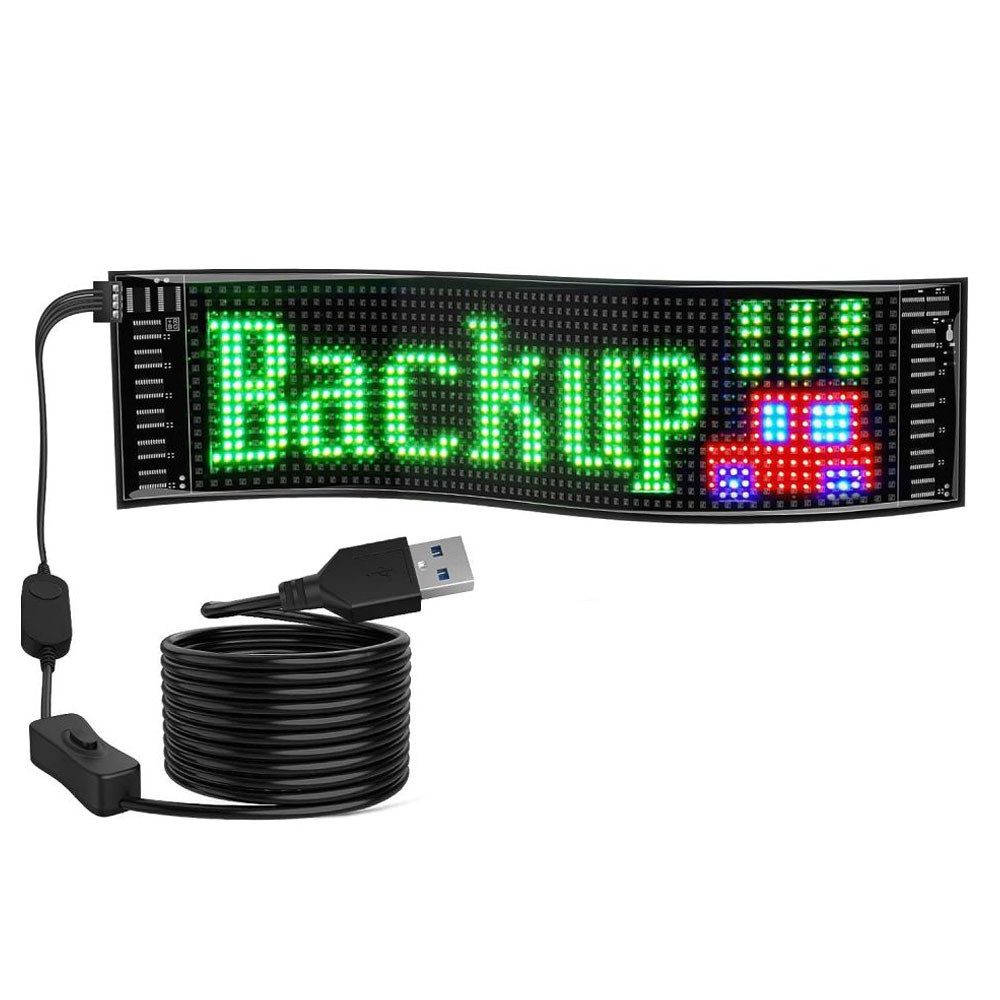 Hinweisschild Flexibler LED Anzeigetafel, LED Namensschild Programmierbar
