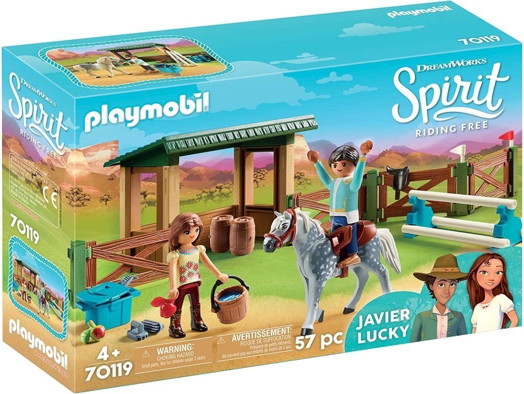 Playmobil® Spielwelt PLAYMOBIL 70119 Spirit - Riding Free Reitplatz mit  Lucky & Javier