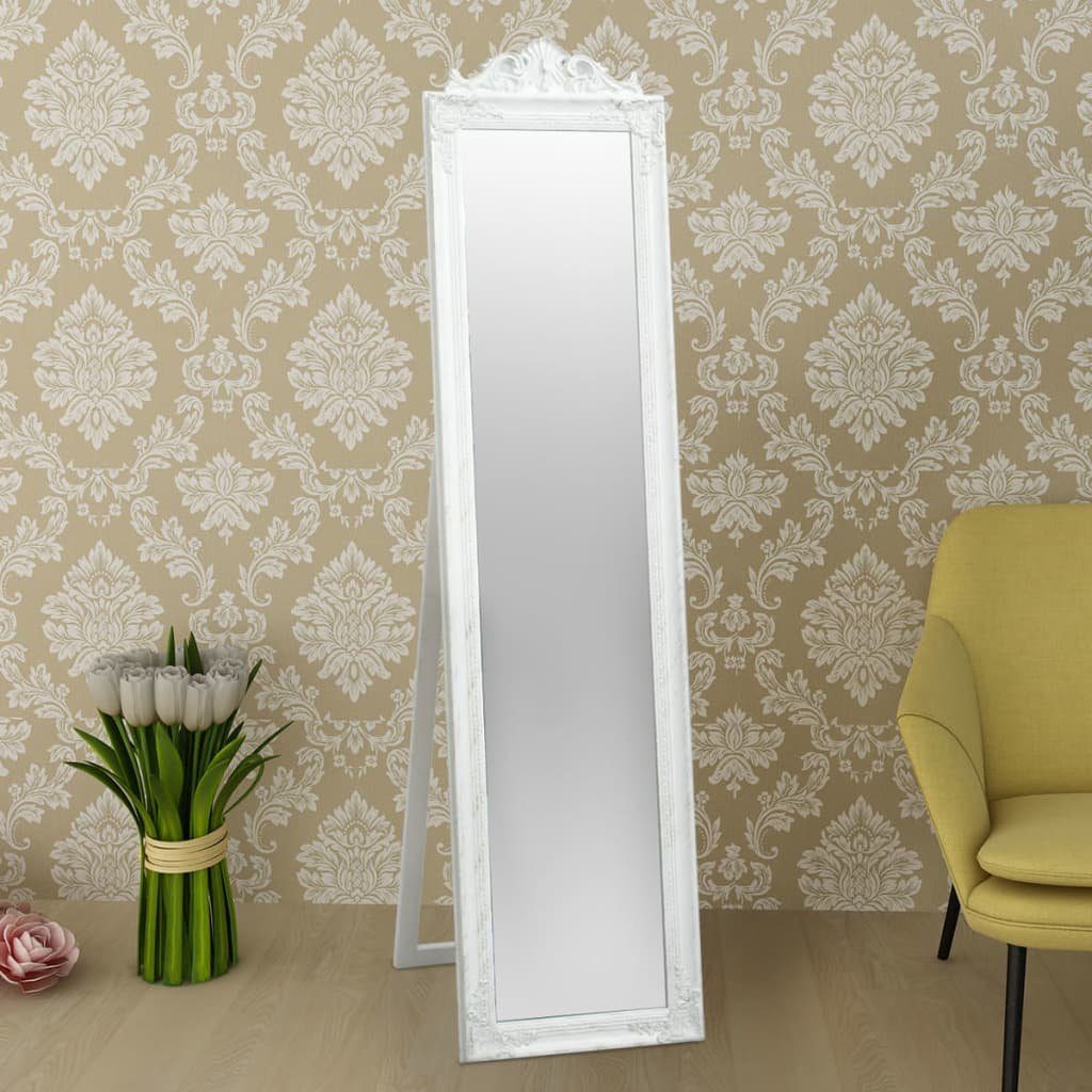 vidaXL Standspiegel 160 x 40 cm Standspiegel Ankleidespiegel Spiegel im Barock-Stil 160x40