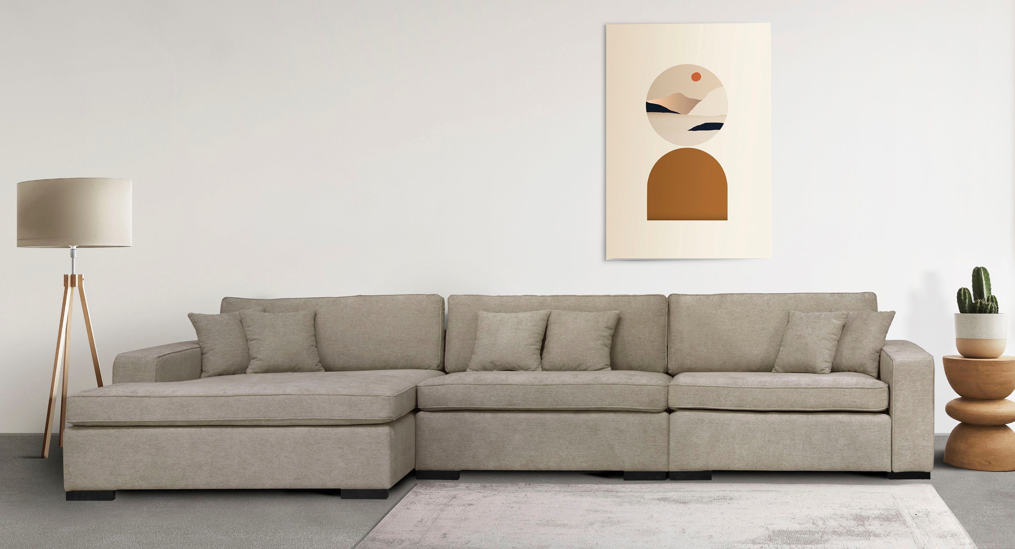 Home affaire Sofa-Eckelement Skara XXL L-Form, günstig online kaufen