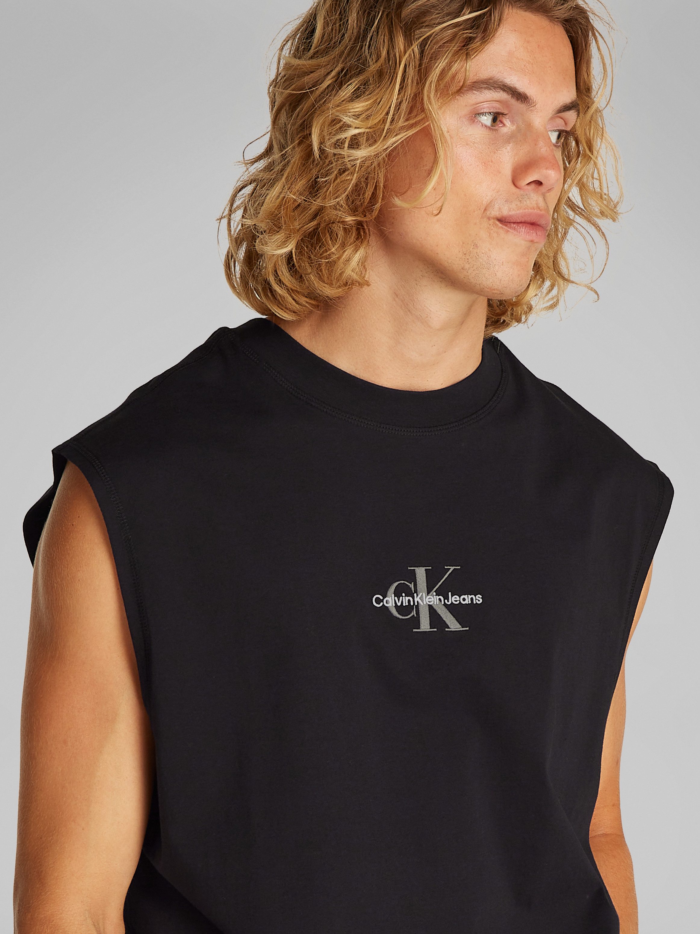 Calvin Klein Jeans Rundhalsshirt MONOLOGO SLEEVELESS günstig online kaufen