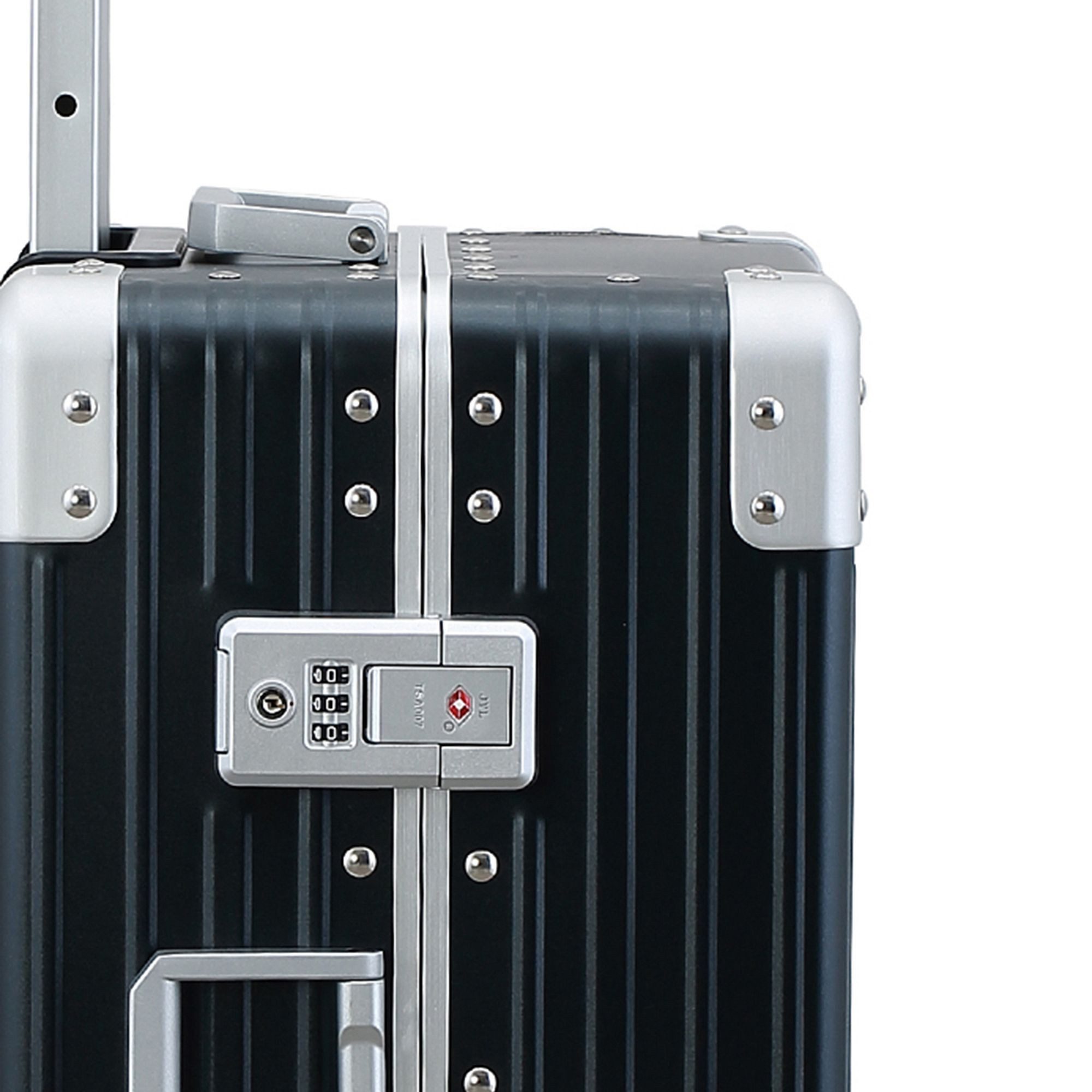 ALEON Handgepäck-Trolley Fortis, 4 Rollen, Aluminium