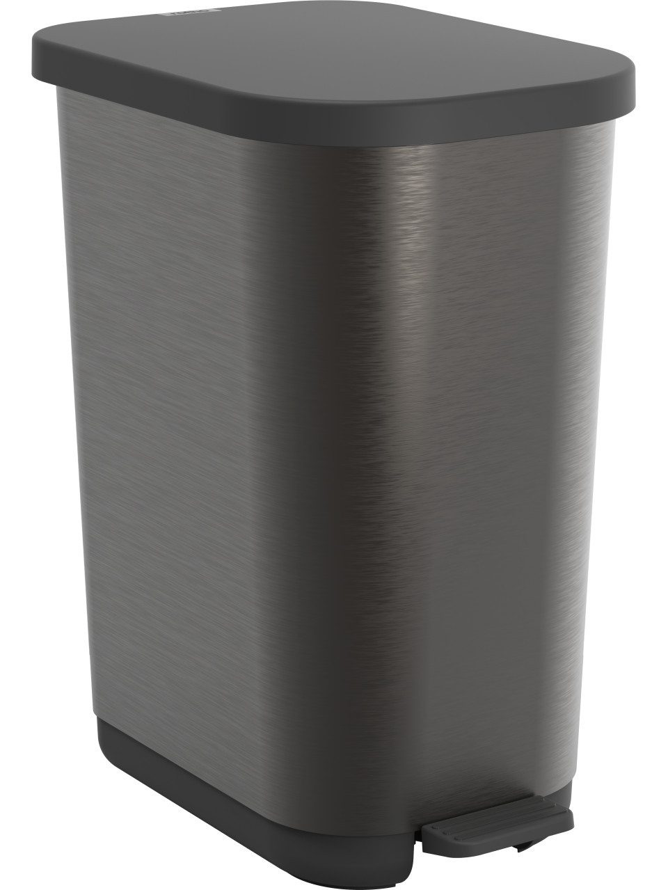 ROTHO Mülleimer Rotho Treteimer Ribo 35 L schwarz