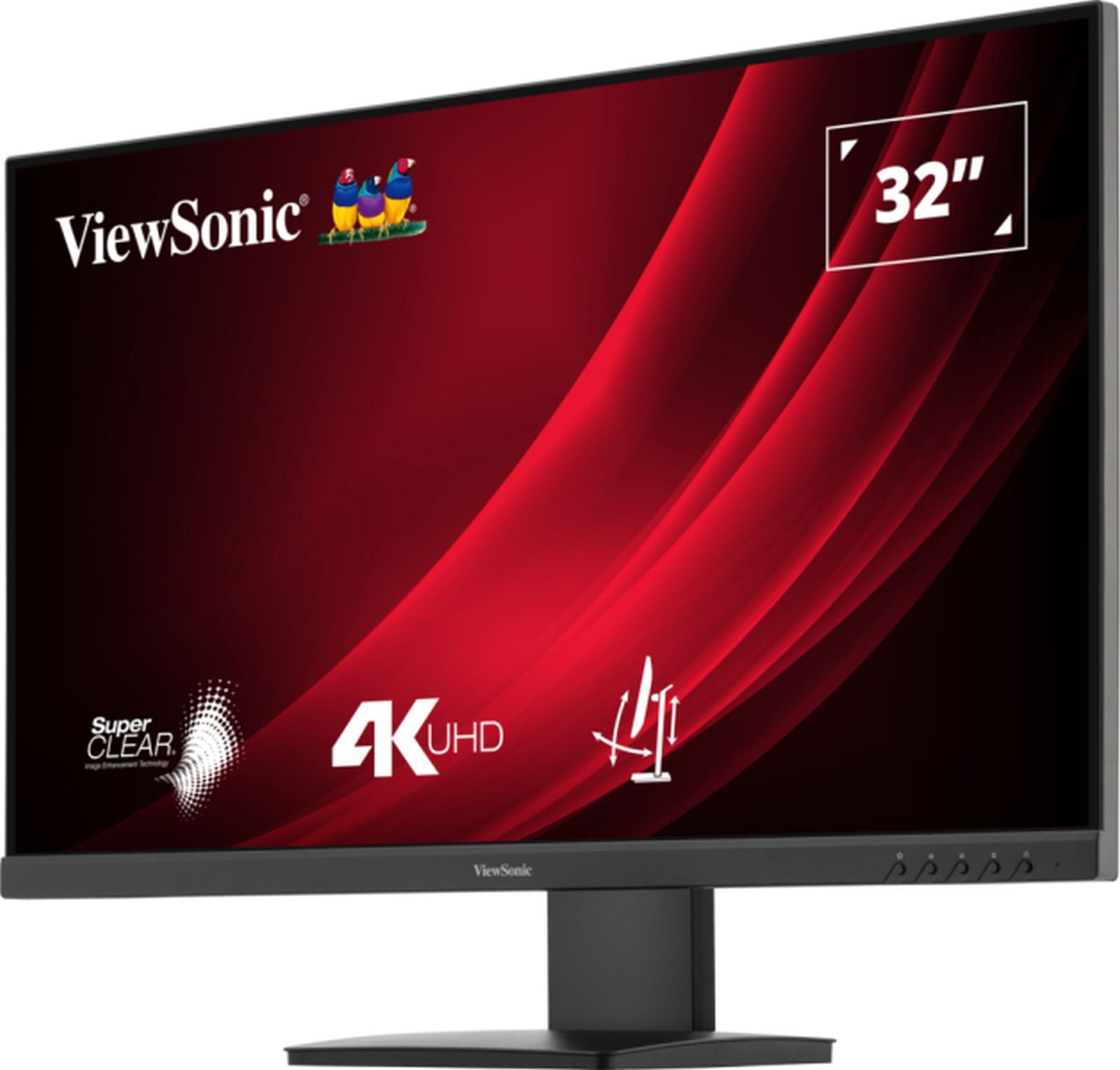 Viewsonic VG3208-4K 81,28cm 32Zoll VA 3840x2160 16:9 2xHDMI DP TFT-Monitor (3840 x 2160 px, 4K Ultra HD, 4 ms Reaktionszeit, 60 Hz, VA, Höhenverstellbar)