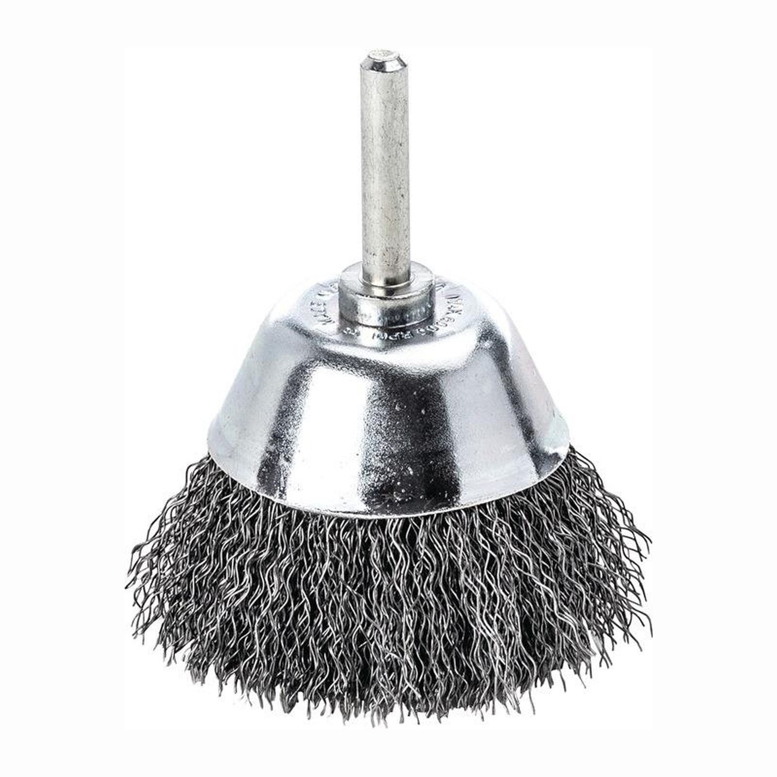 Lessmann Topfbürsten-Aufsatz Lessmann Topfbürste Ø 50 mm Schaft 6 mm Drahtstärke 0,3 mm - 4351...