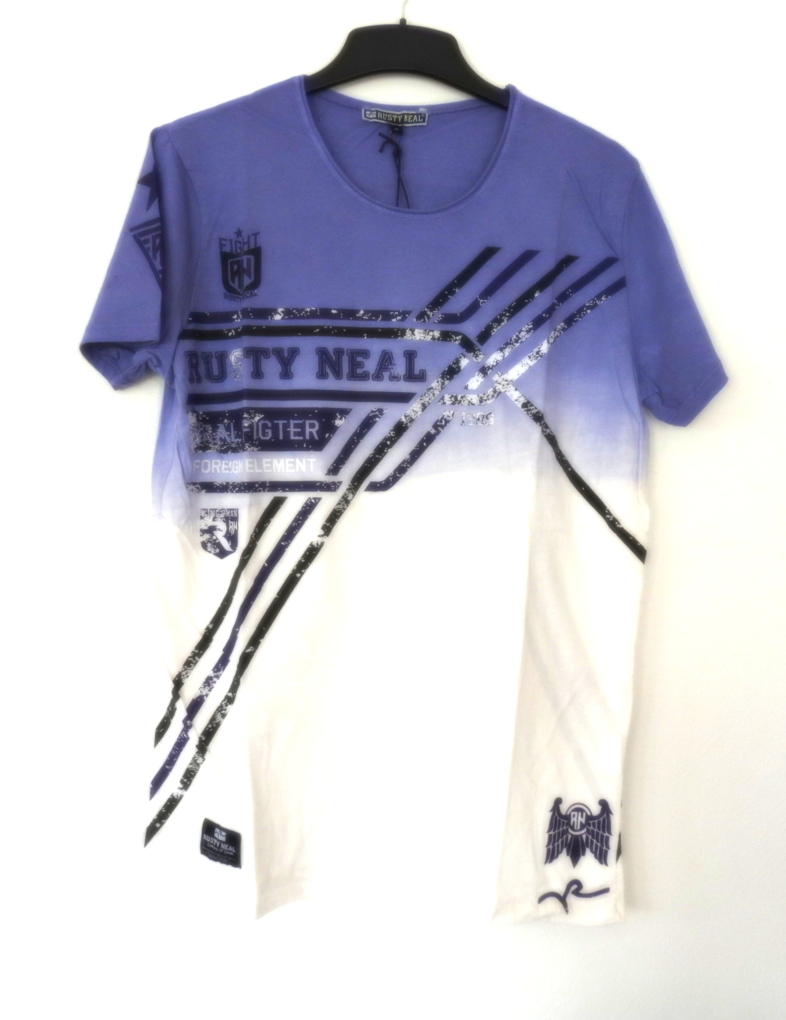 Kurzarmshirt R-15249 Lila