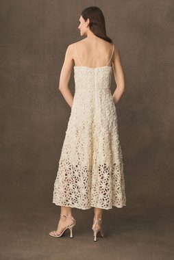 Next Spitzenkleid Premium-Kleid mit Overlay und Blumendruck (1-tlg)