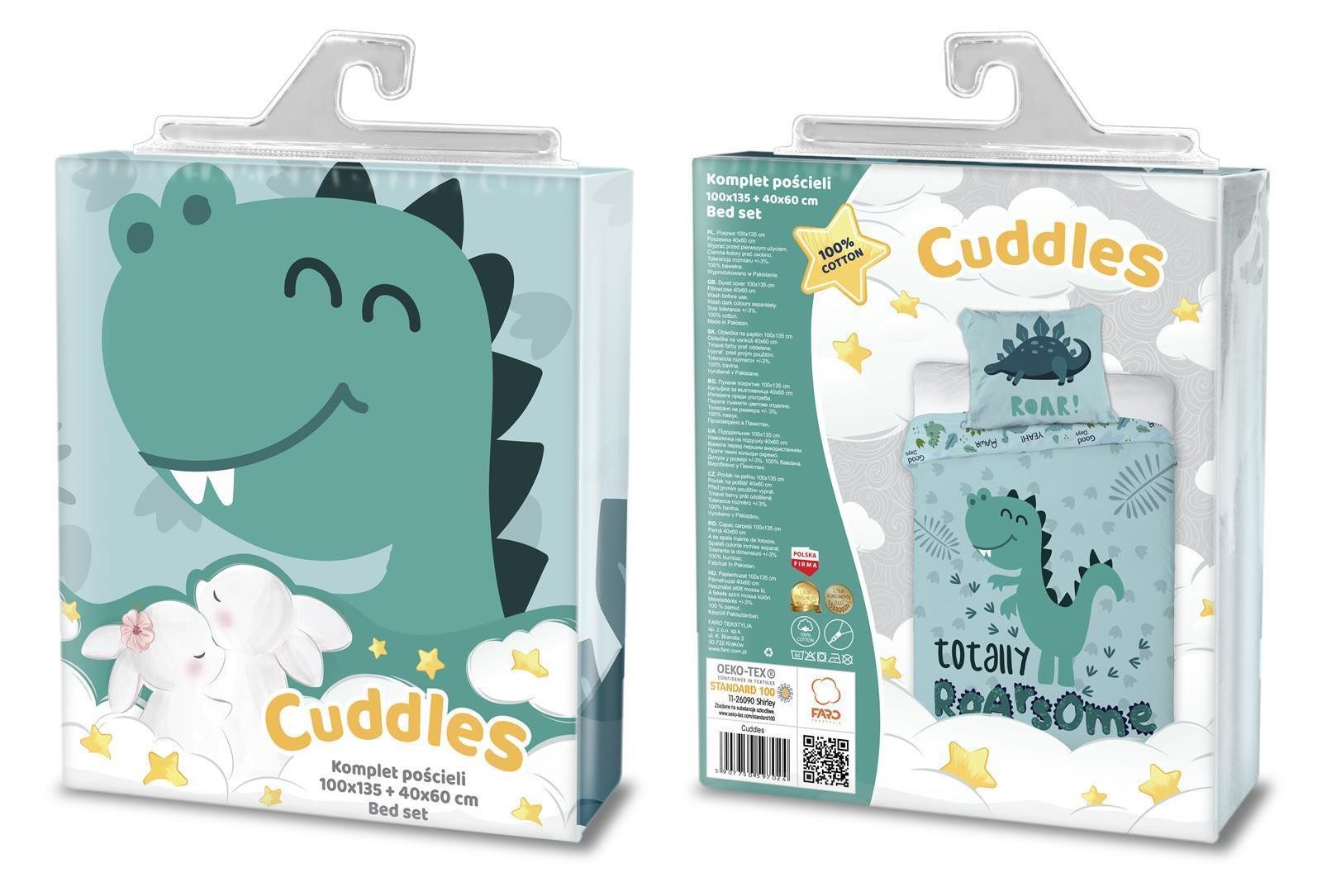FARO pln Babybettwäsche Babybettwäsche "ROAR!", 100x135cm, Niedlich & Beque günstig online kaufen