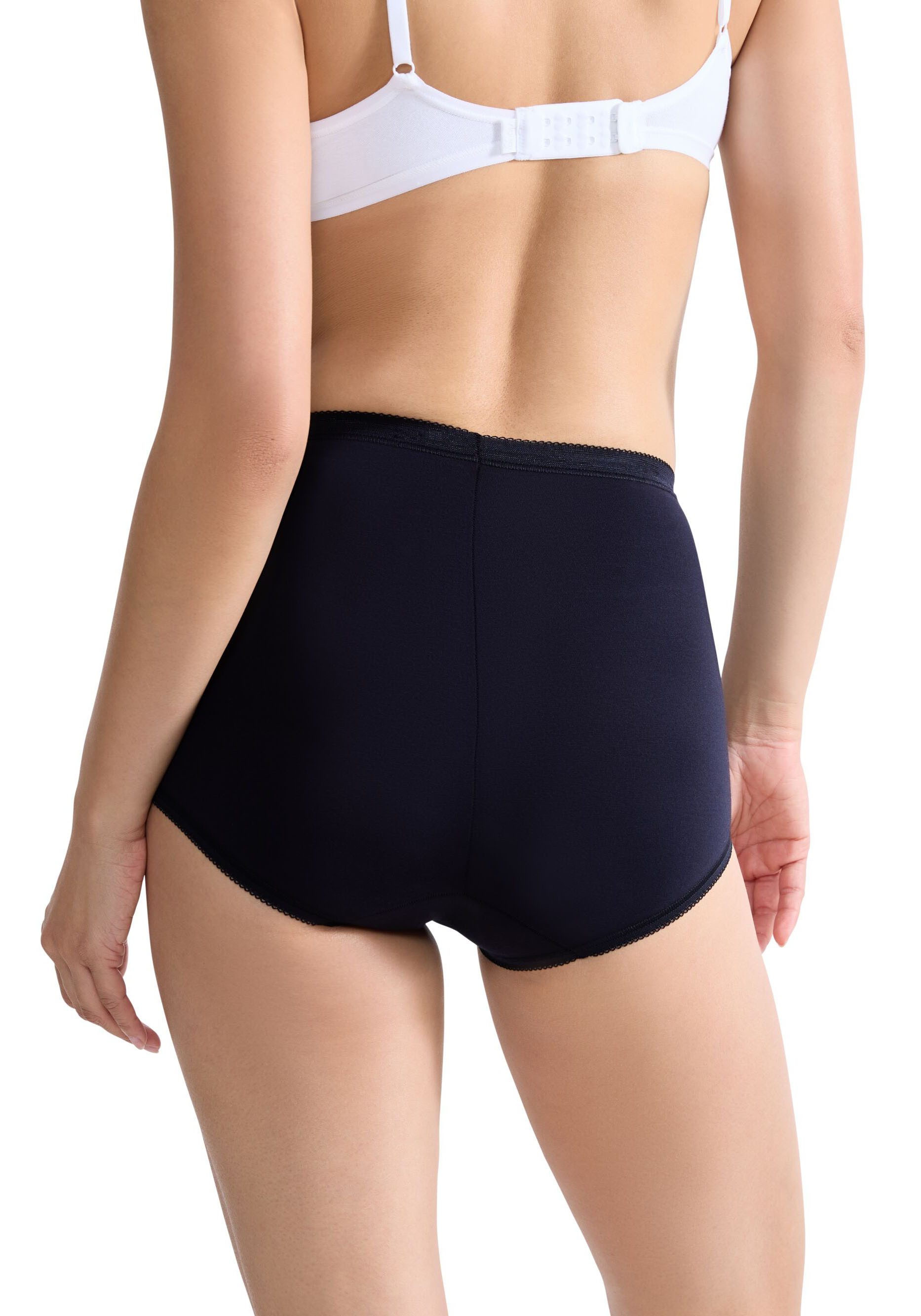 sloggi Maxislip Basic+ (3er Pack) Baumwollmischung, weiche Nähte, Single Jersey